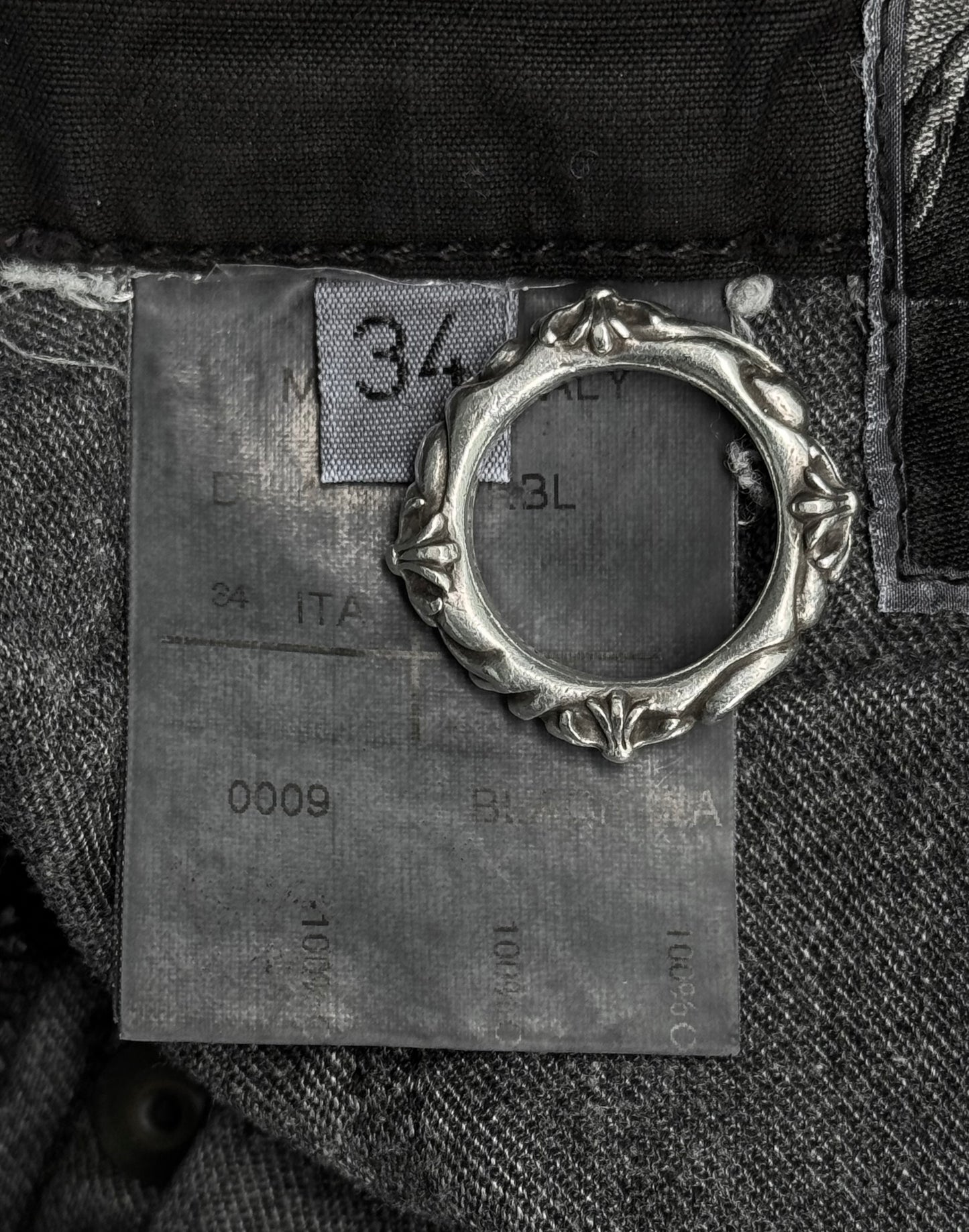 Rick Owens DRKSHDW AW09 “CRUST” Light-waxed Cotton Poplin Skinny Pants