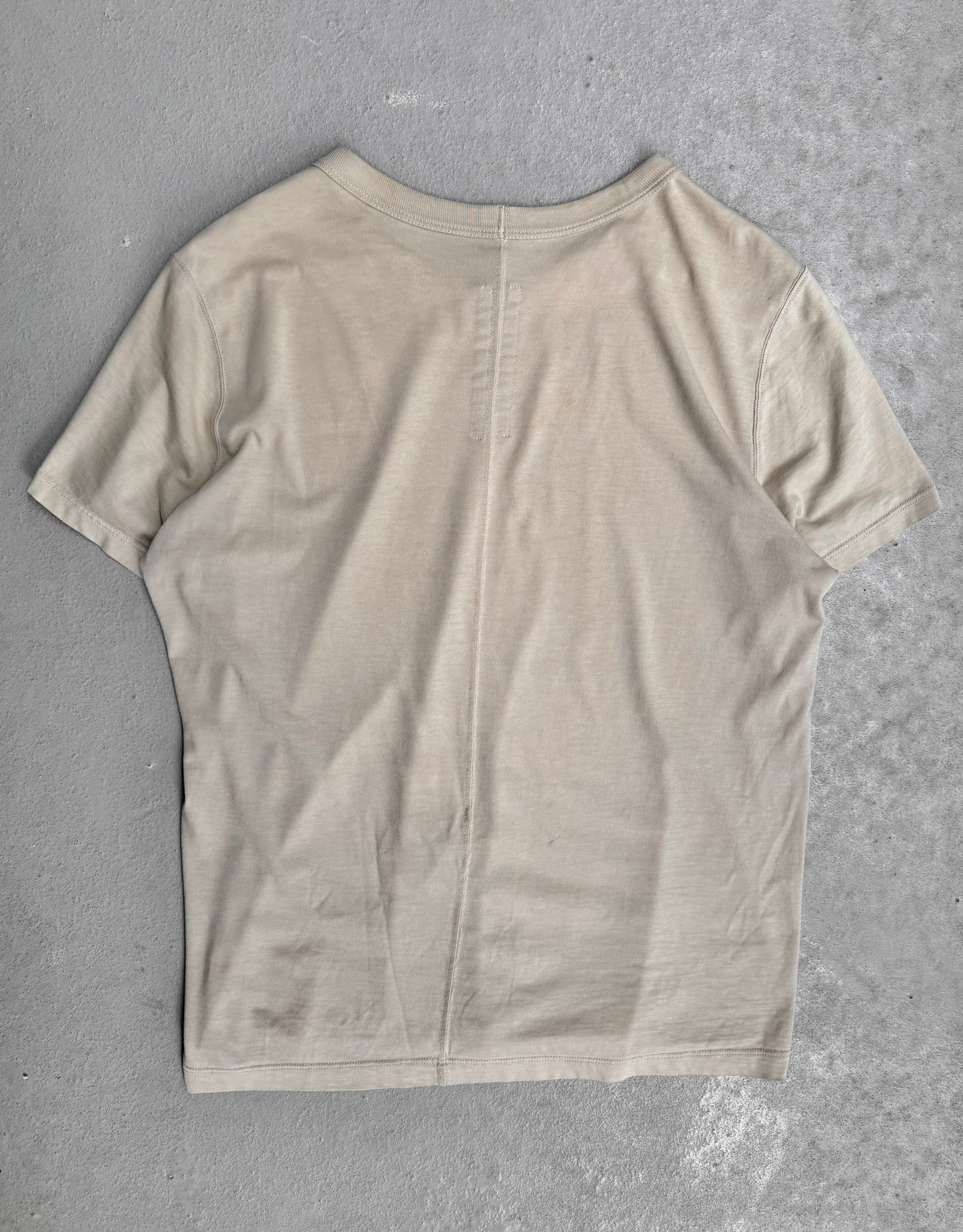 Rick Owens SS23 “EDFU” Pearl Short Level T-shirt