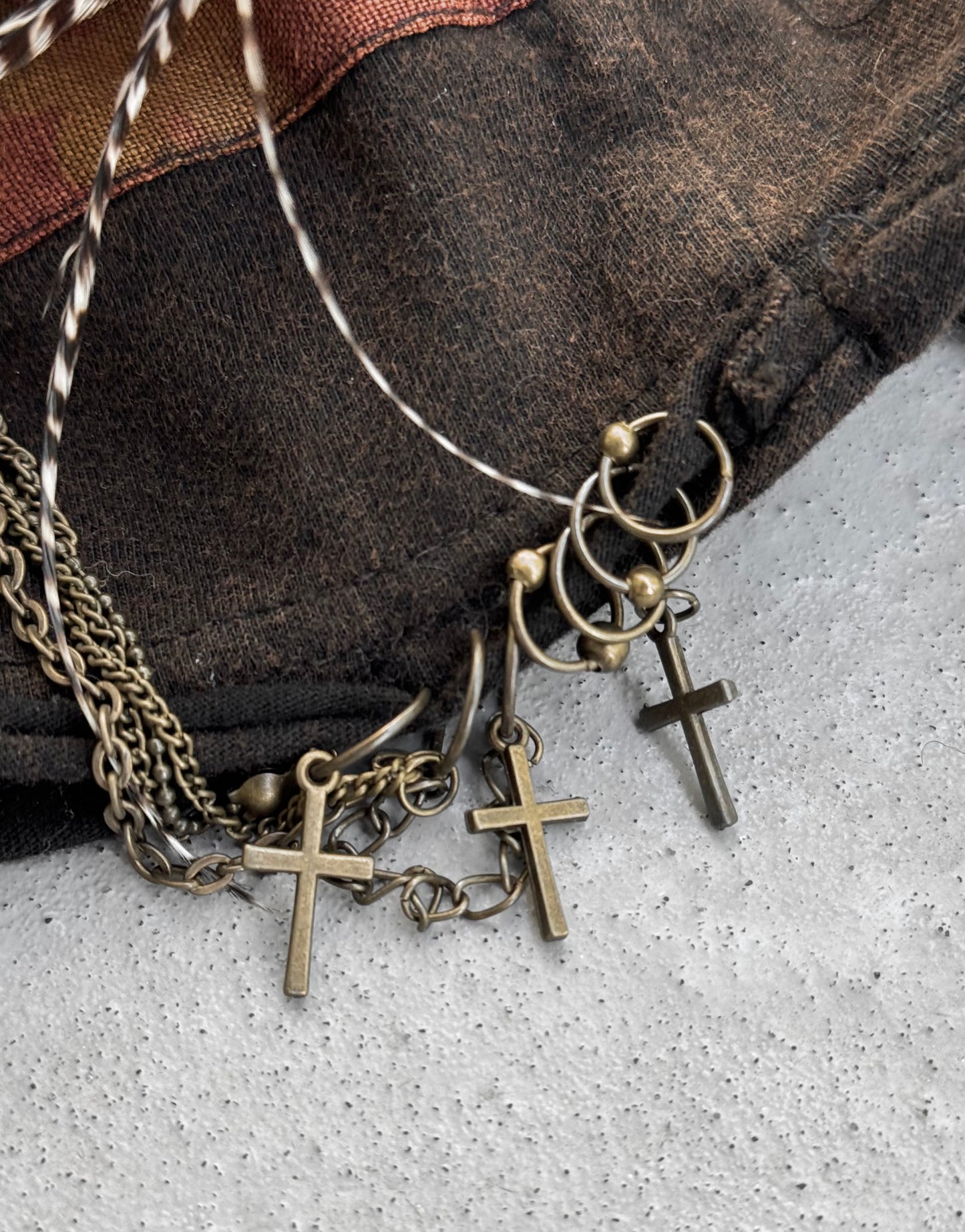 VY001 Custom “Tribal Sky” Feather Cotton Hat