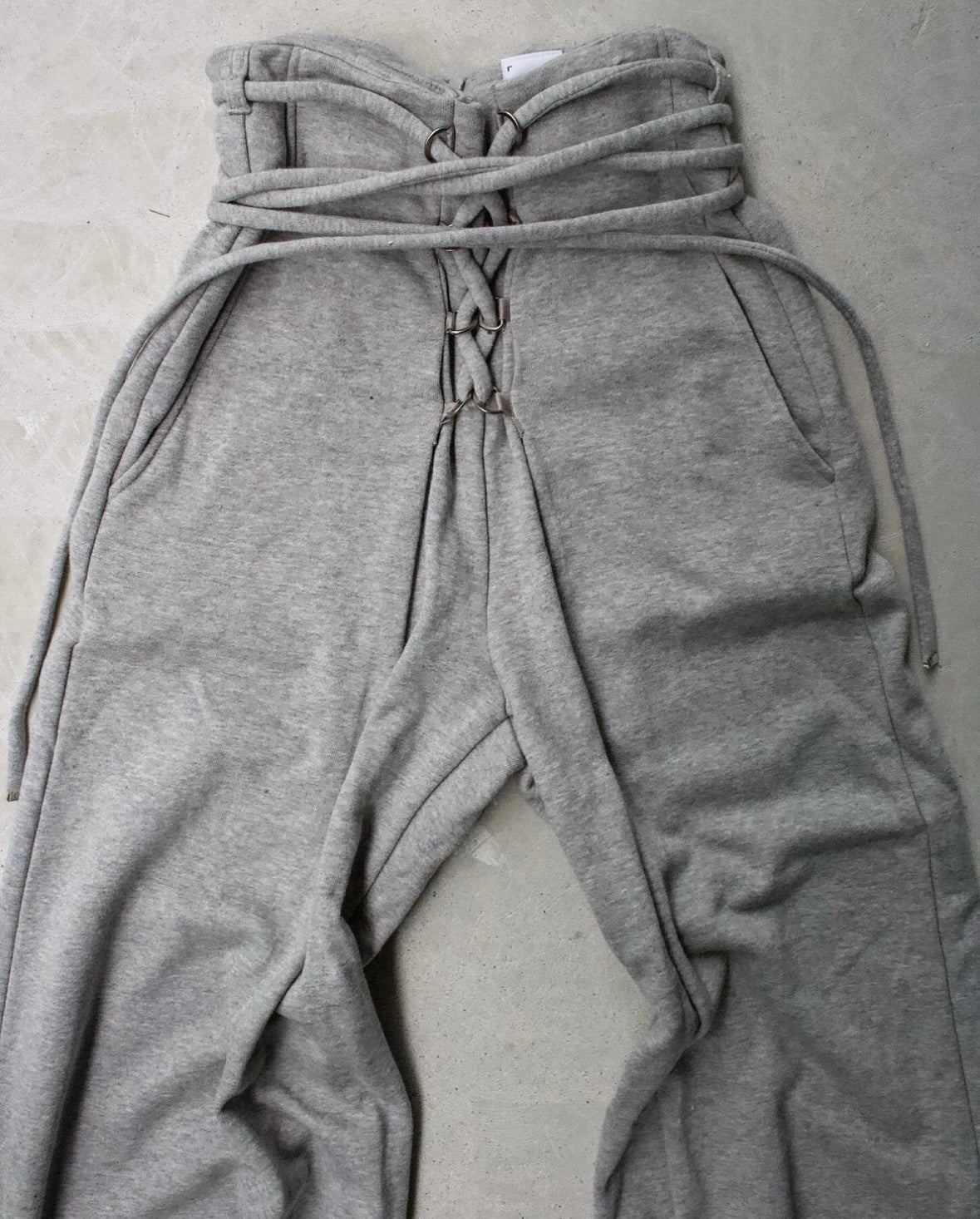 MiharaYasuhiro AW12 Bondage Pleated Wide Leg Sweat Pants