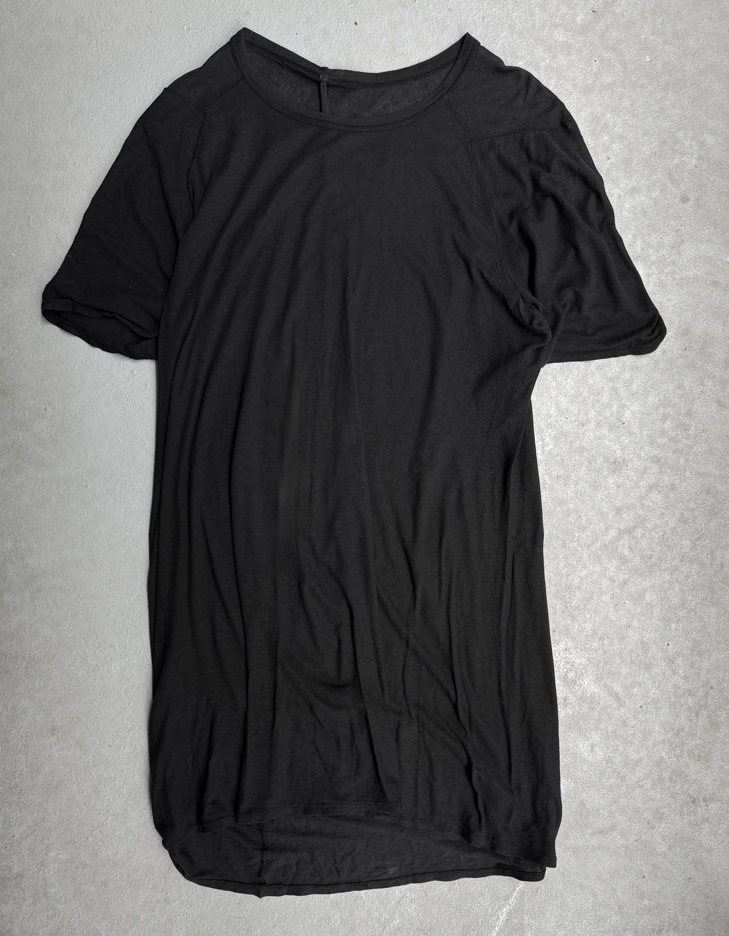 Boris Bidjan Saberi SS15 ‘TS4-F022’ Object-dyed Asymmetrical T-shirt