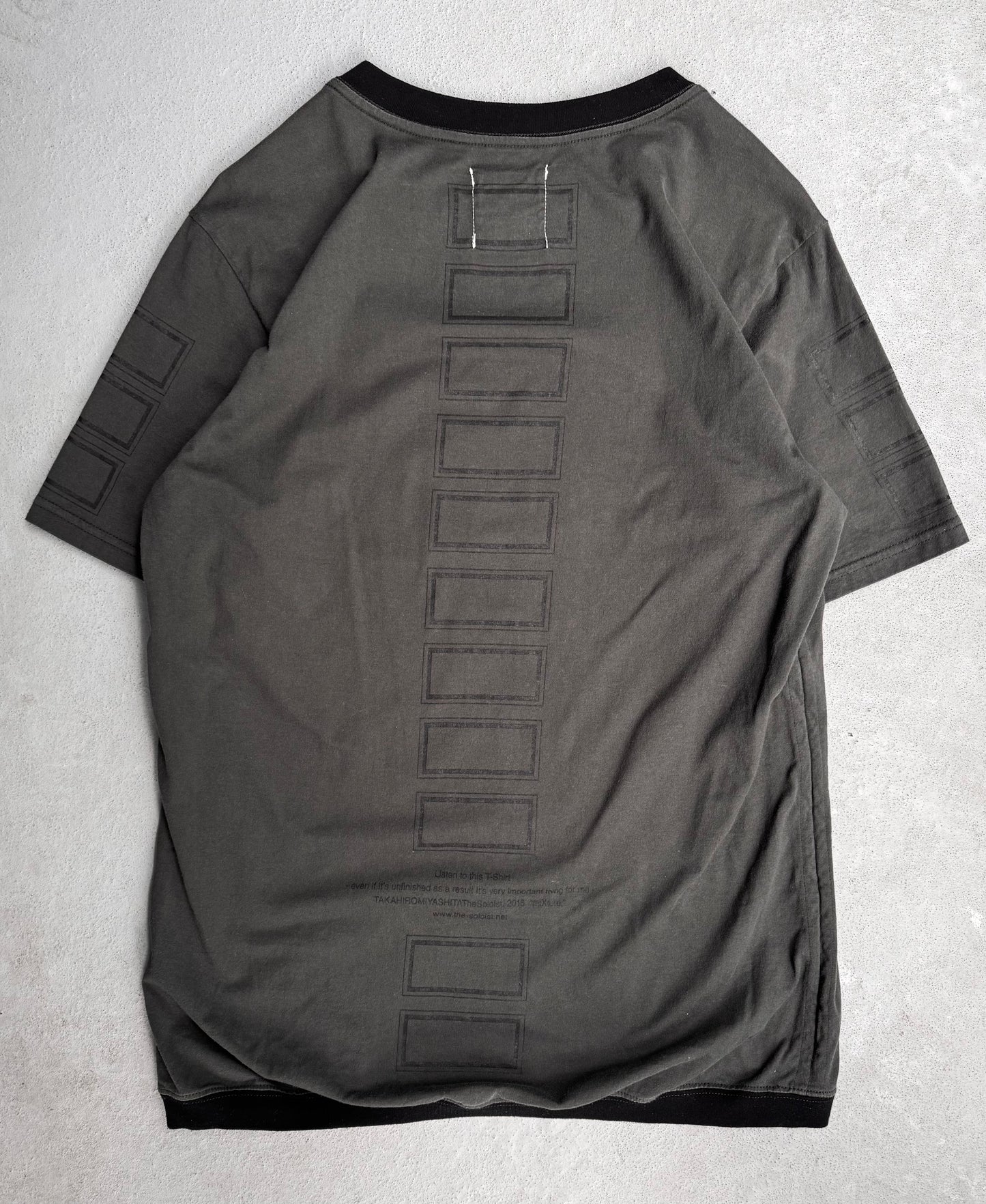 TakahiroMiyashita TheSoloist. SS16 “Unfinished” T-shirt