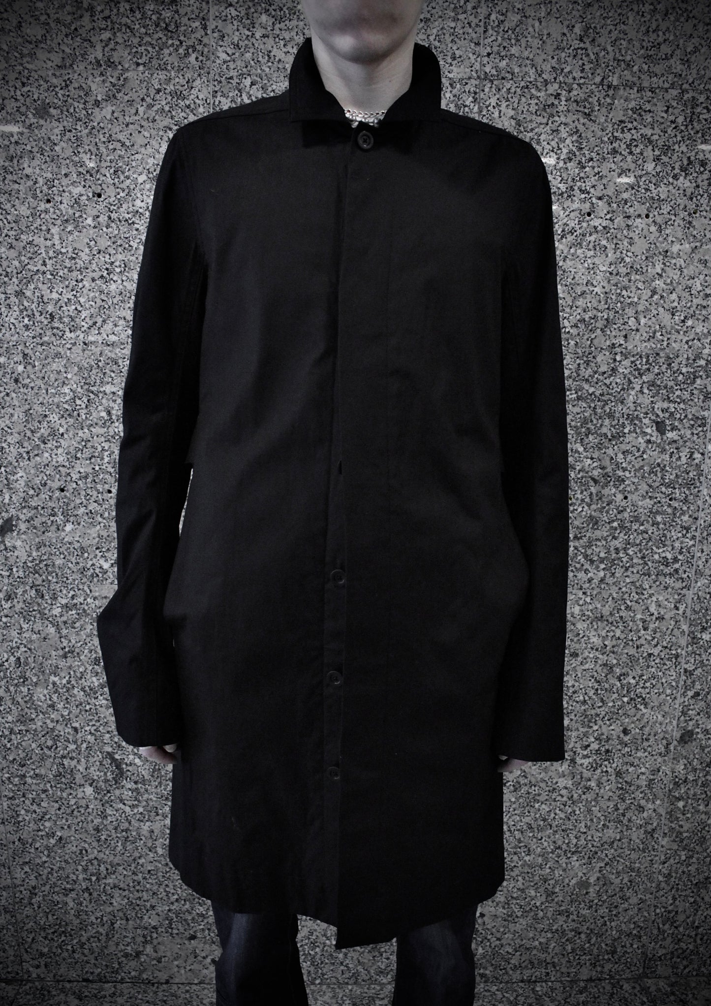 Rick Owens DRKSHDW SS17 “WALRUS” Cotton Mac Work Coat