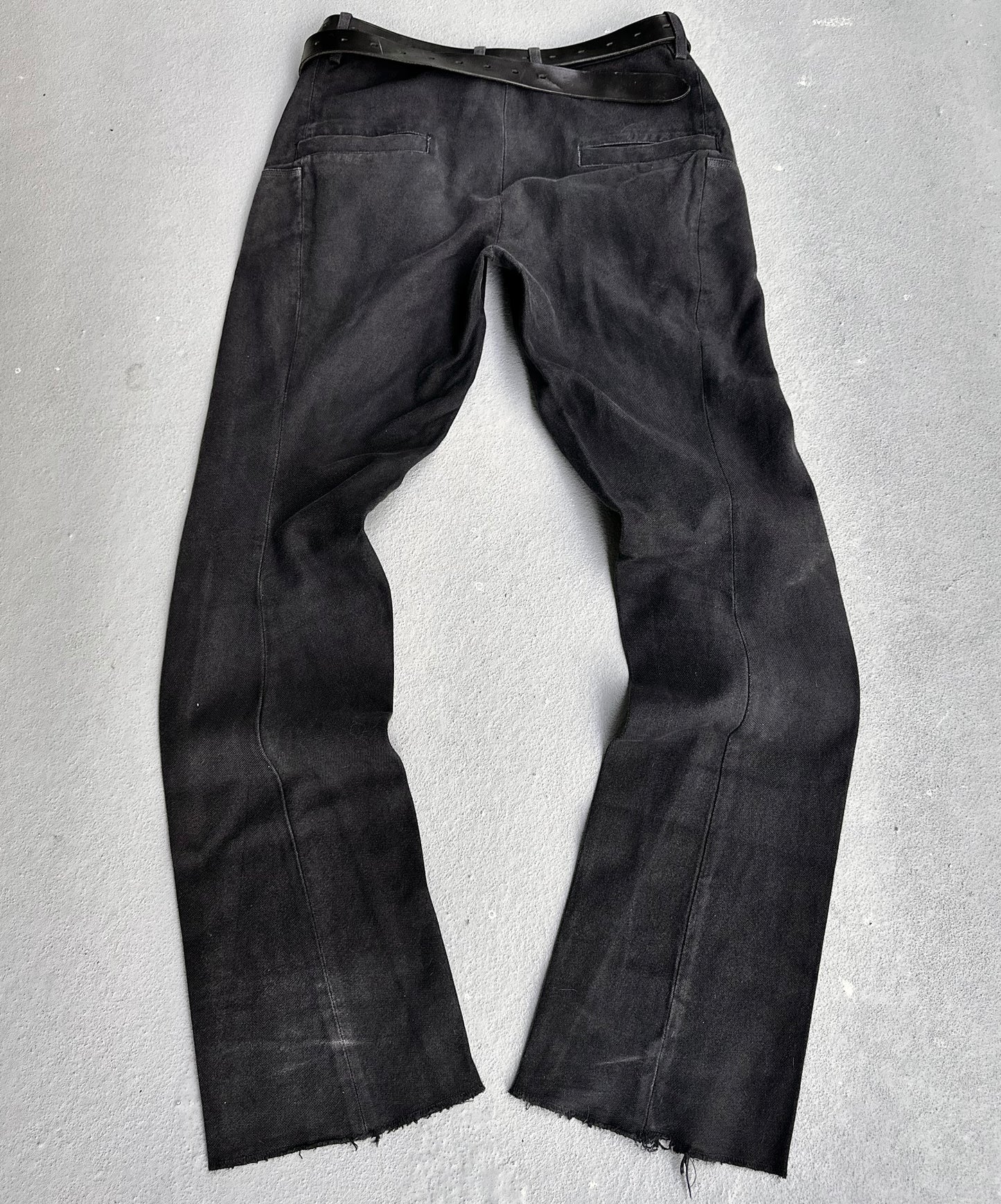 RipVanWinkle Early 00s Faded Spiral Bootcut Denim