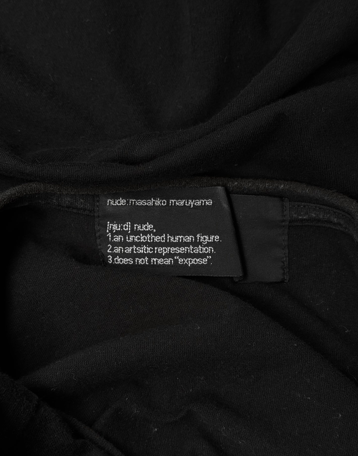 nude:masahiko maruyama AW20 Frayed ‘In The Night Sky’ Embroidered T-shirt