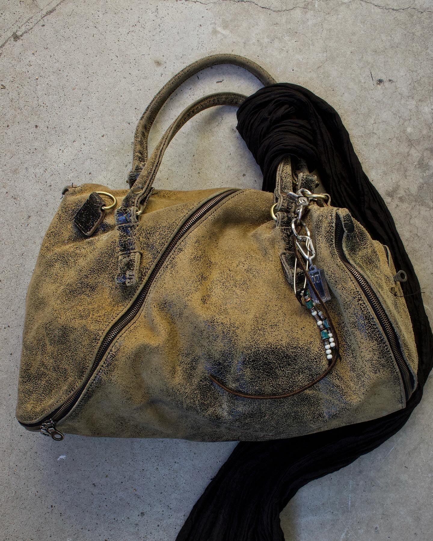 MiharaYasuhiro x Jas M.B AW08 ‘Boston’ Tornado Zip Cowhide Leather Bag