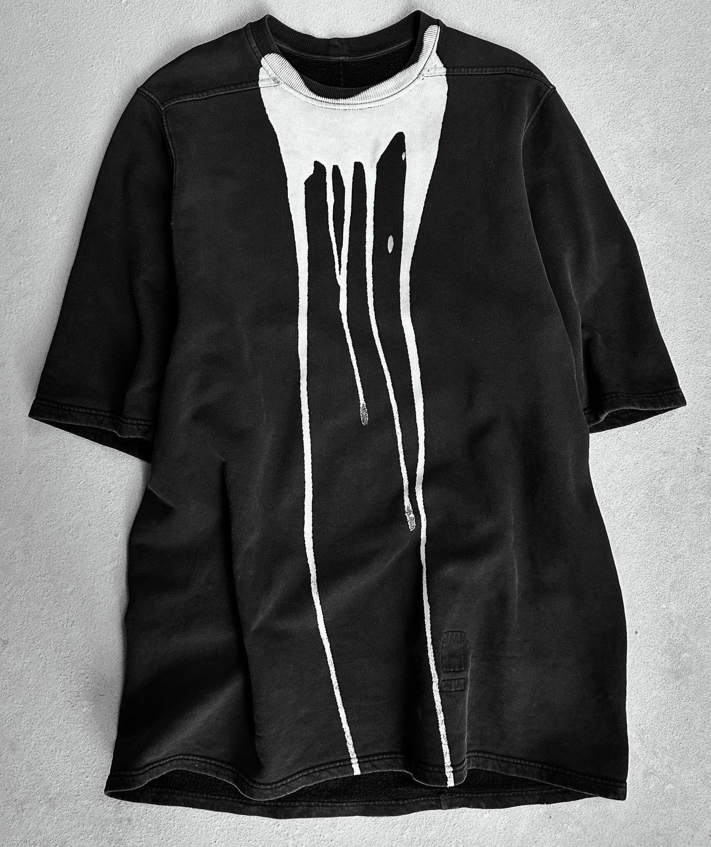 Rick Owens DRKSHDW AW16 “MASTODON” Vomit Bleached Short-sleeves Crewneck