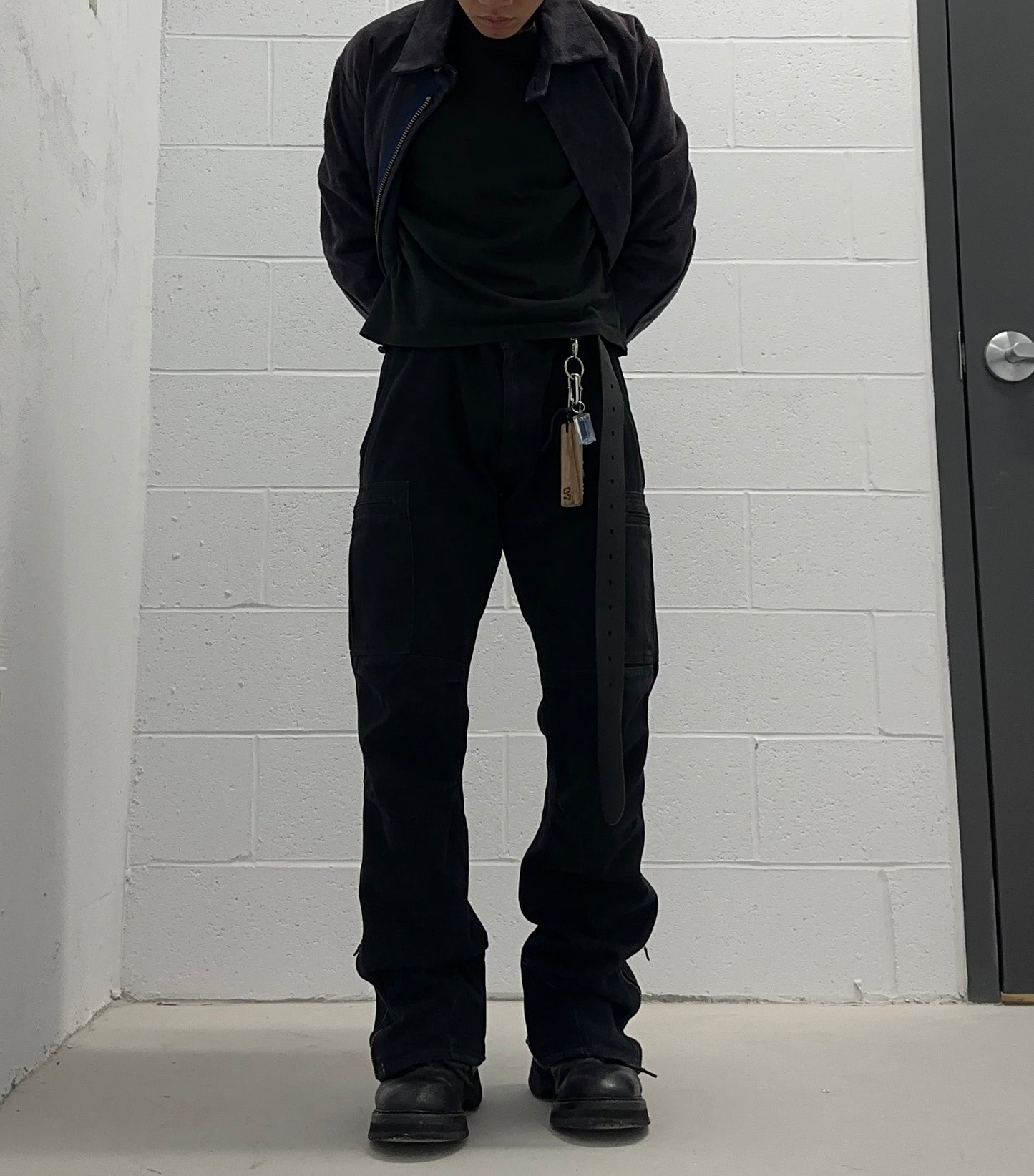 Isamu Katayama “BACKLASH” AW08 Flare Biker Cargo Pants