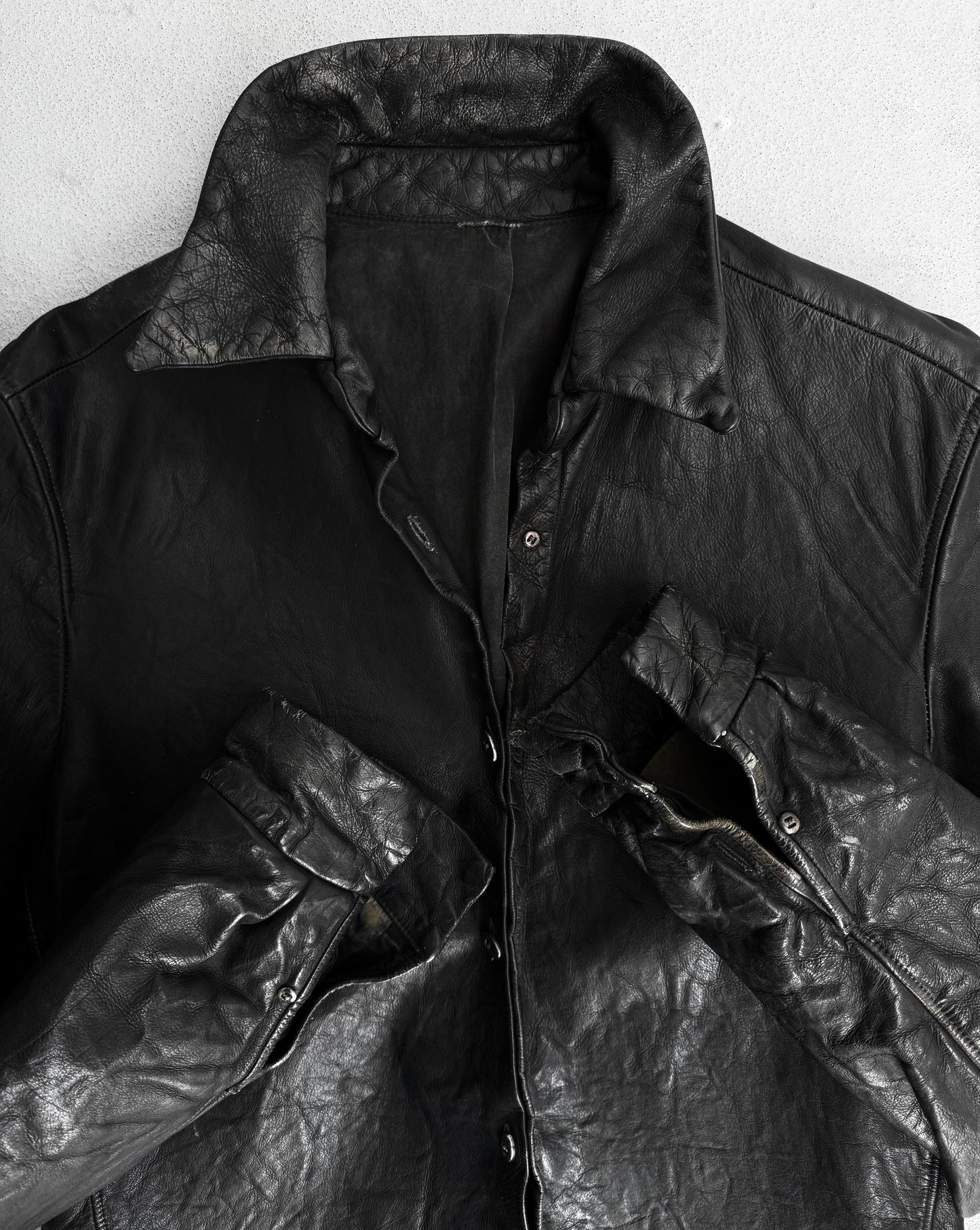 Carpe Diem Early 00s Full-grain Horse Leather Jacket