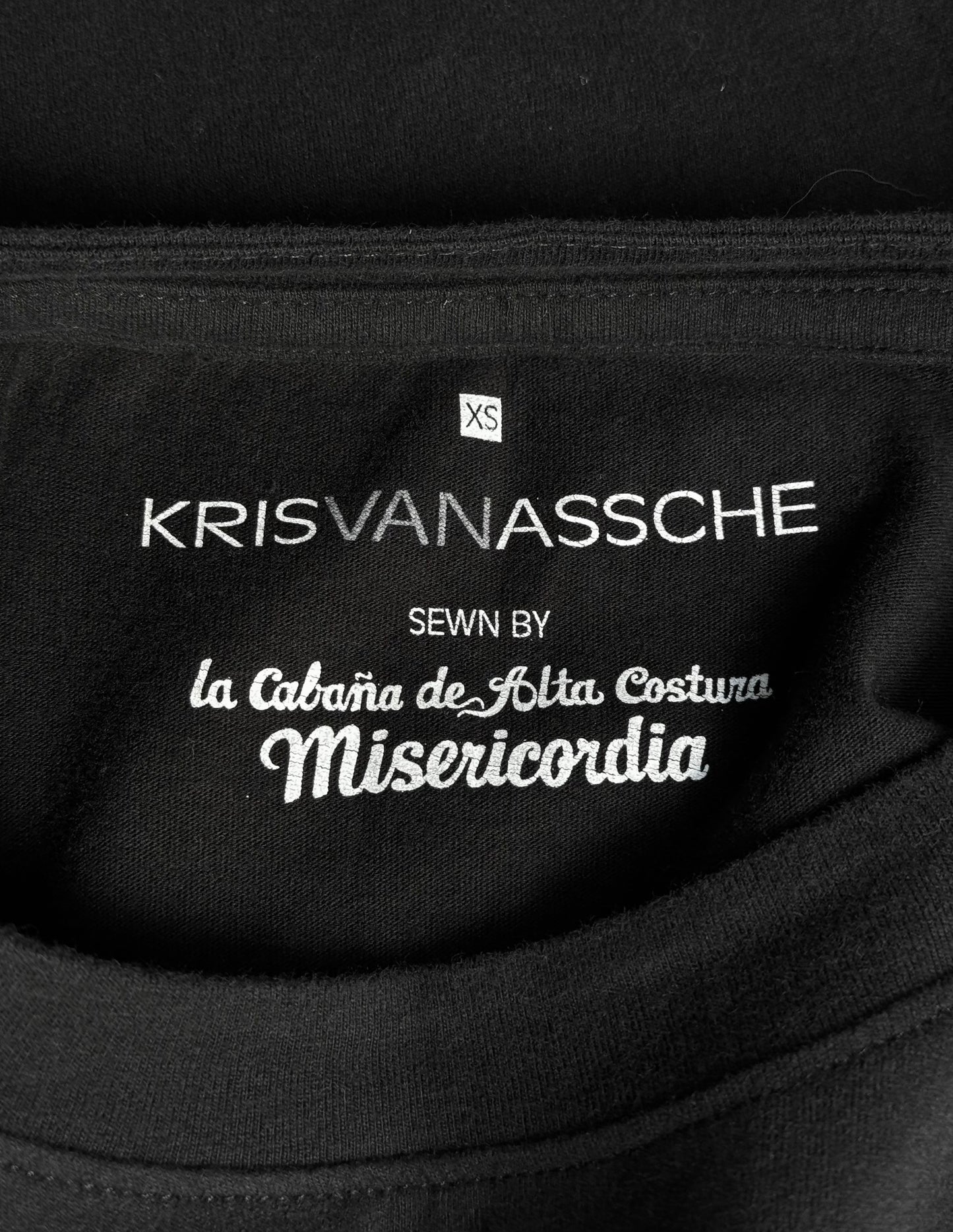 KRISVANASSCHE Early 00s ‘Crystal Poem’ Graphic T-Shirt
