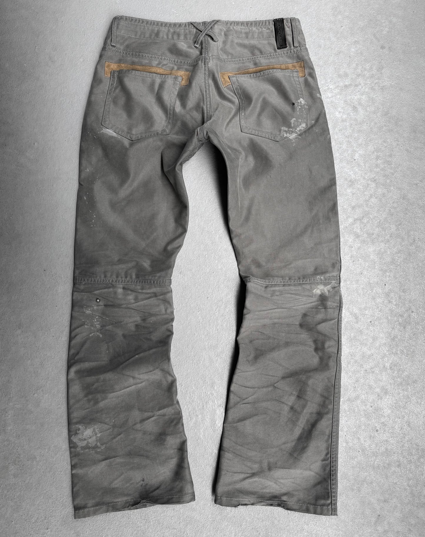 Isamu Katayama “BACKLASH” SS12 ‘Chinocross’ Dirty Mud Wash Bootcut Pants