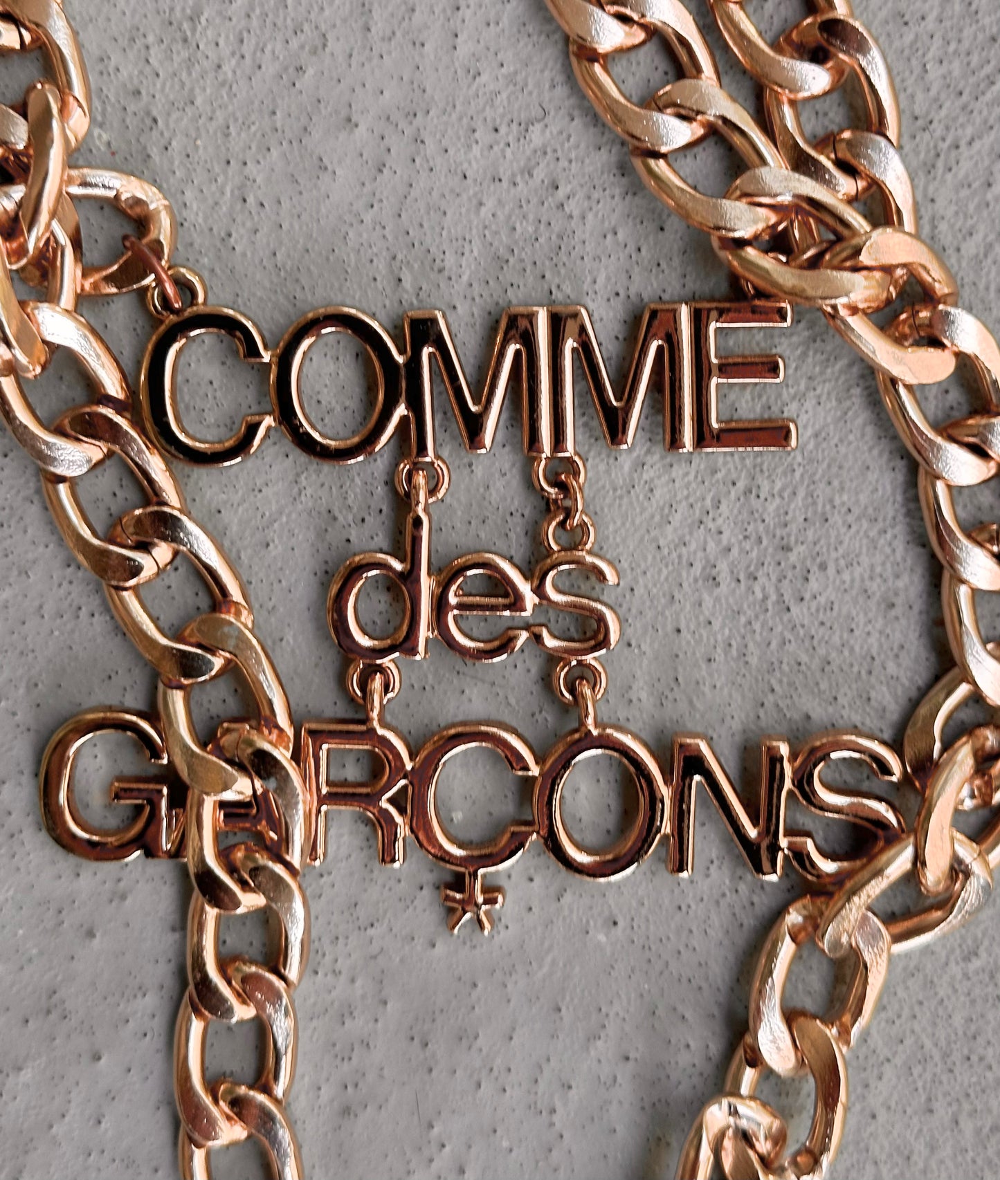 COMME des GARÇONS Gold Link Chain Necklace