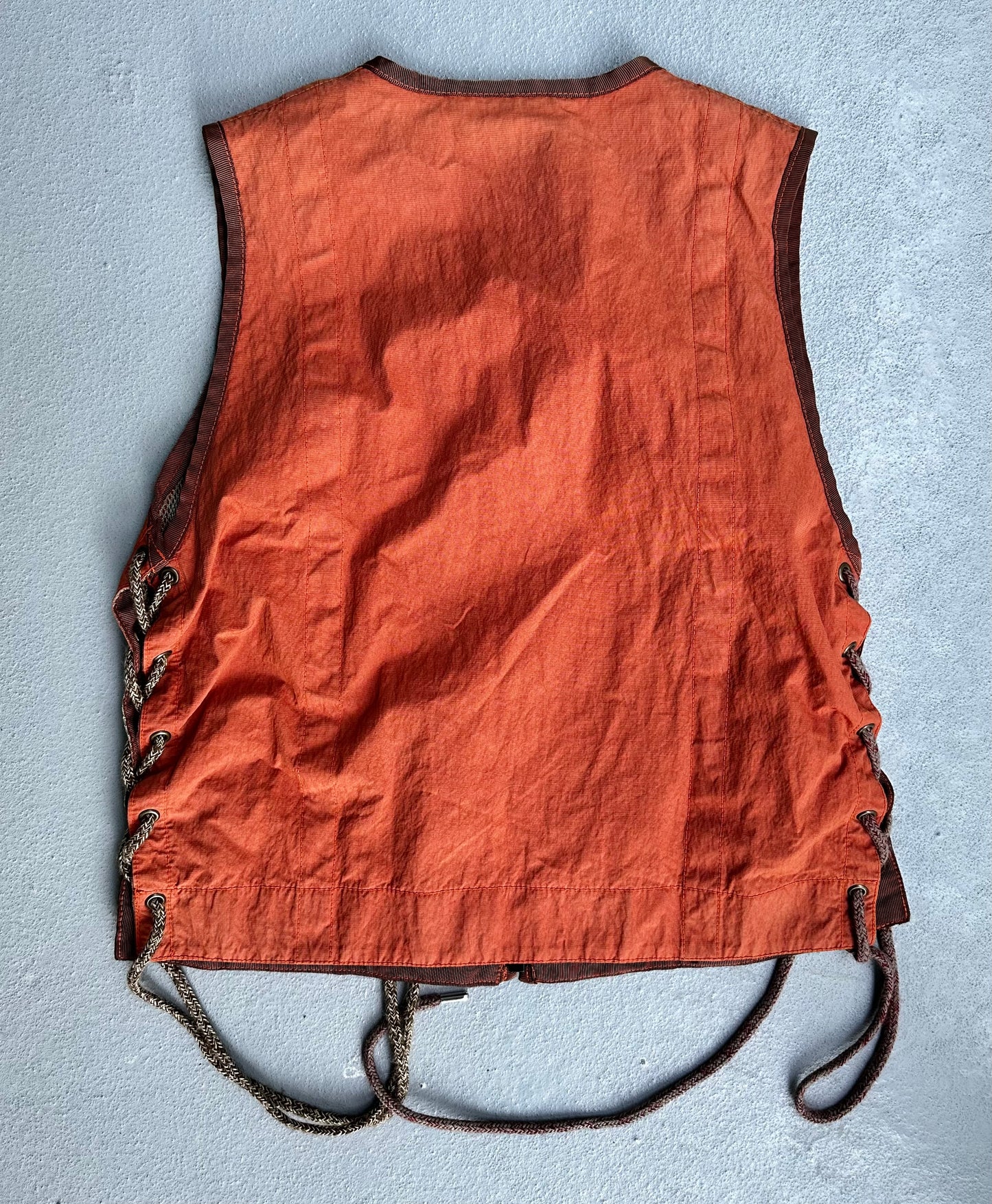 dézert Early 00s Lace-Up Tactical Vest