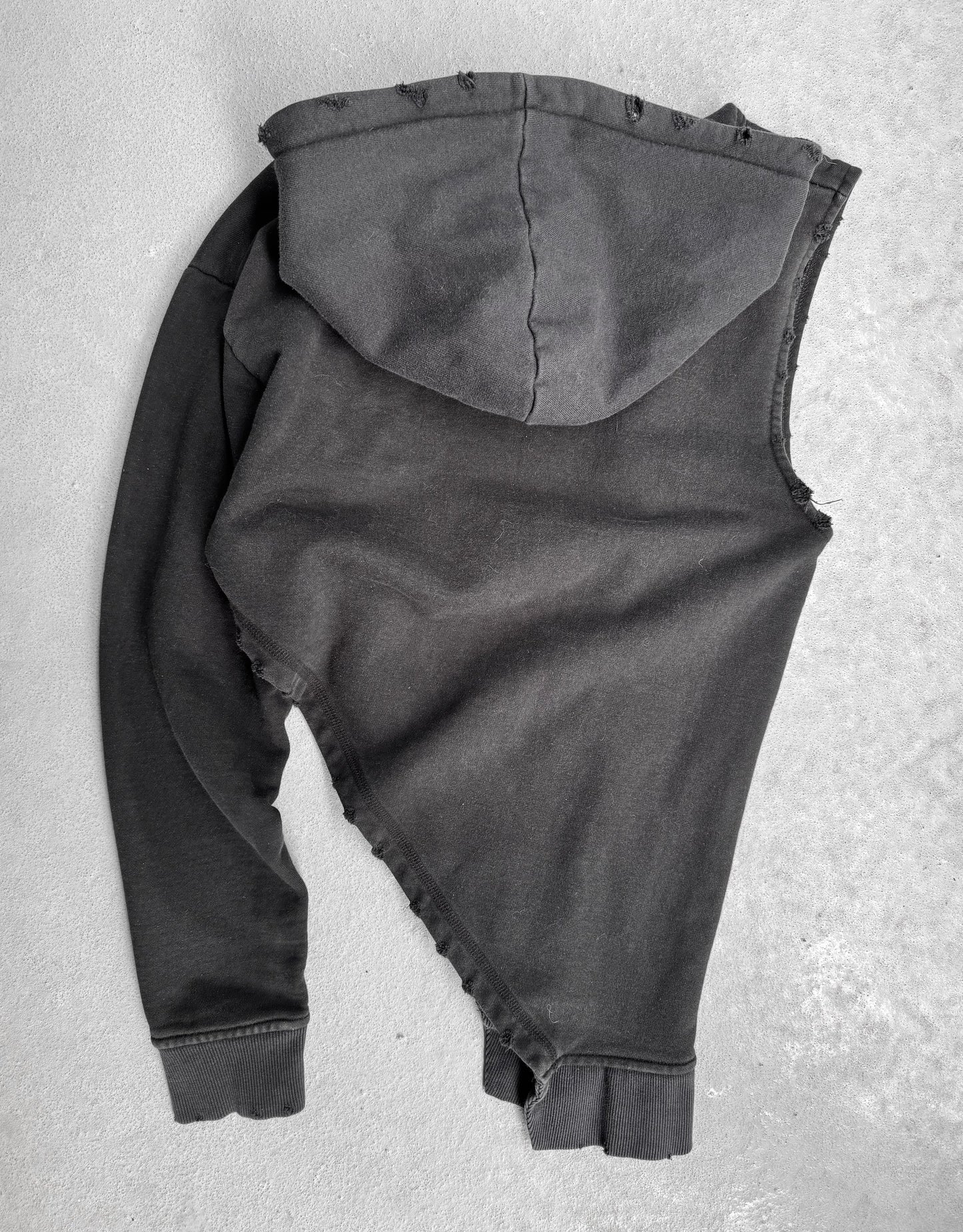 Number (N)ine SS05 “Nightcrawler” Asymmetrical One-off Hoodie