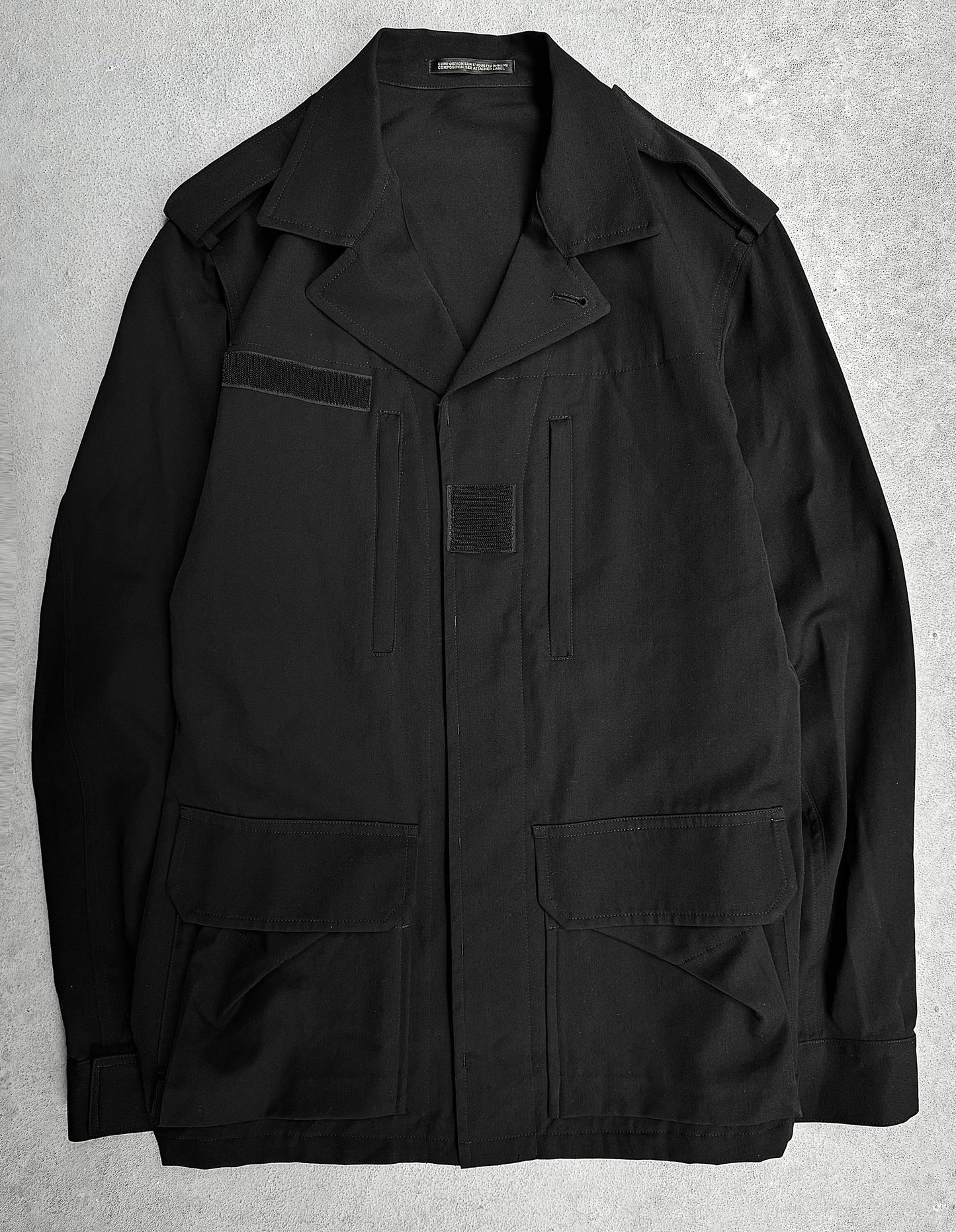 Yohji Yamamoto POUR HOMME AW16 Wool Military Button-up Jacket