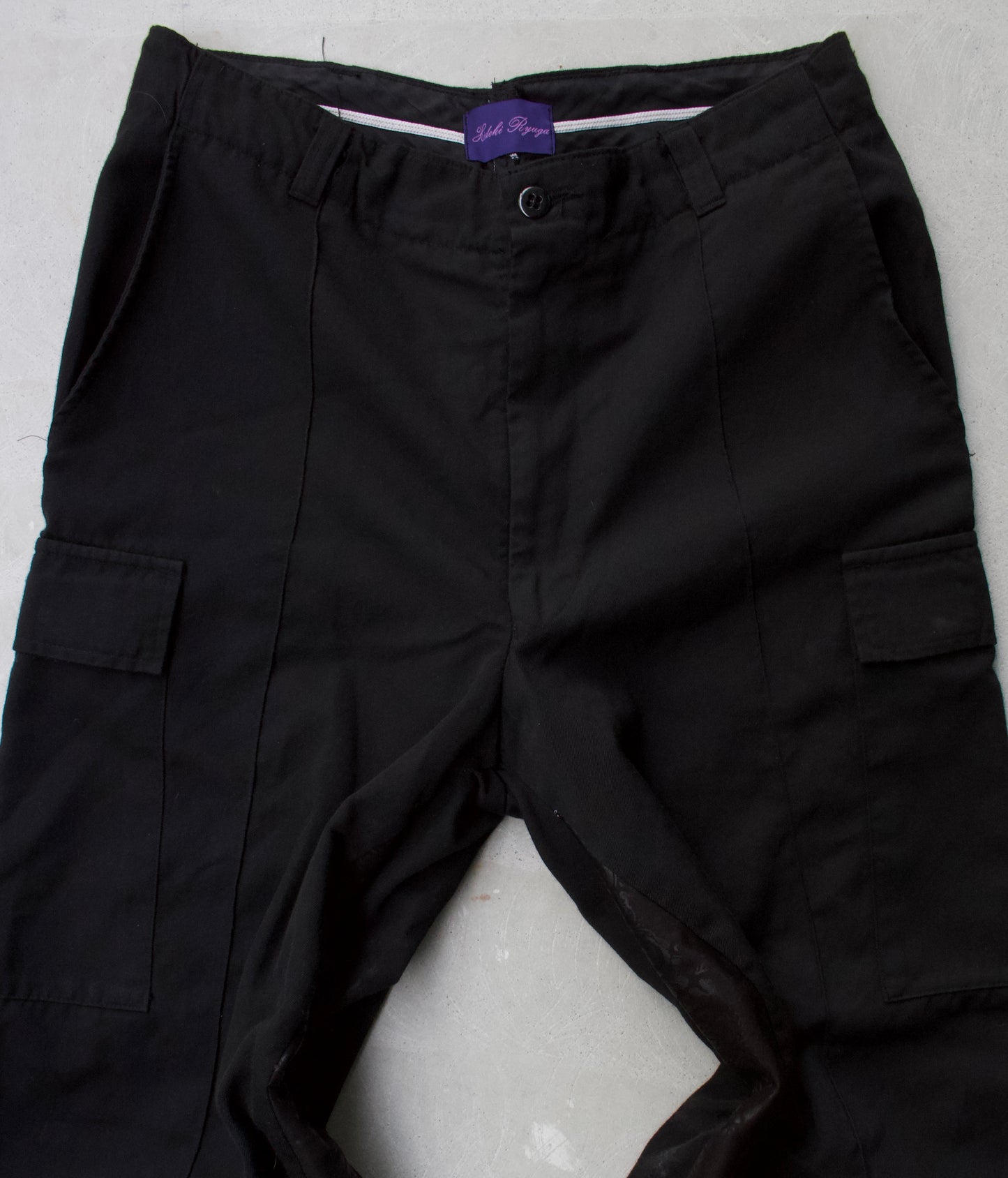 Hideki Ryuga Reconstructed Wide Cut Cargo Pants