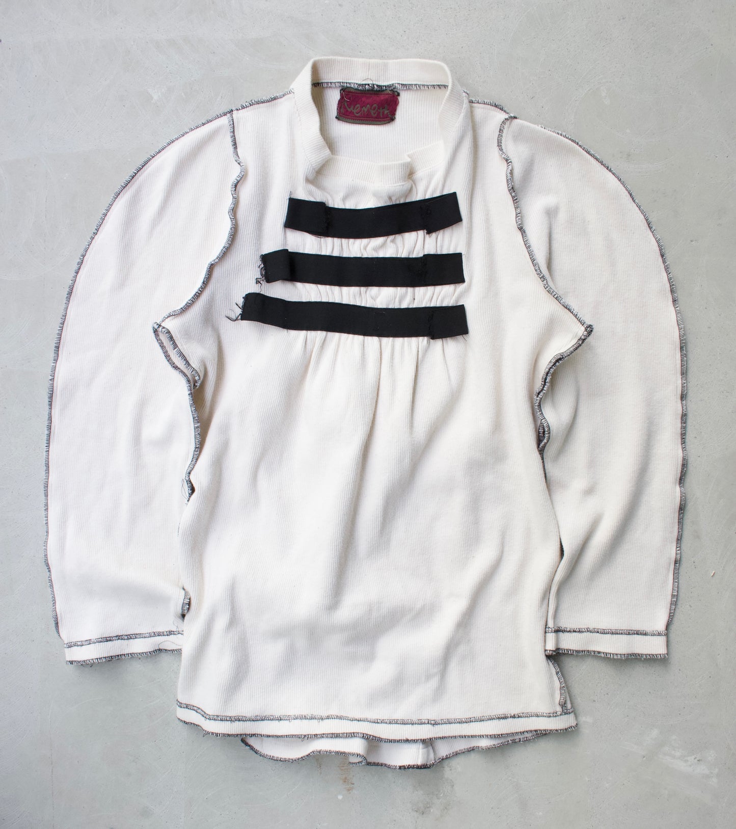 Christopher Nemeth Late 90s Contrast Thermal Sweater