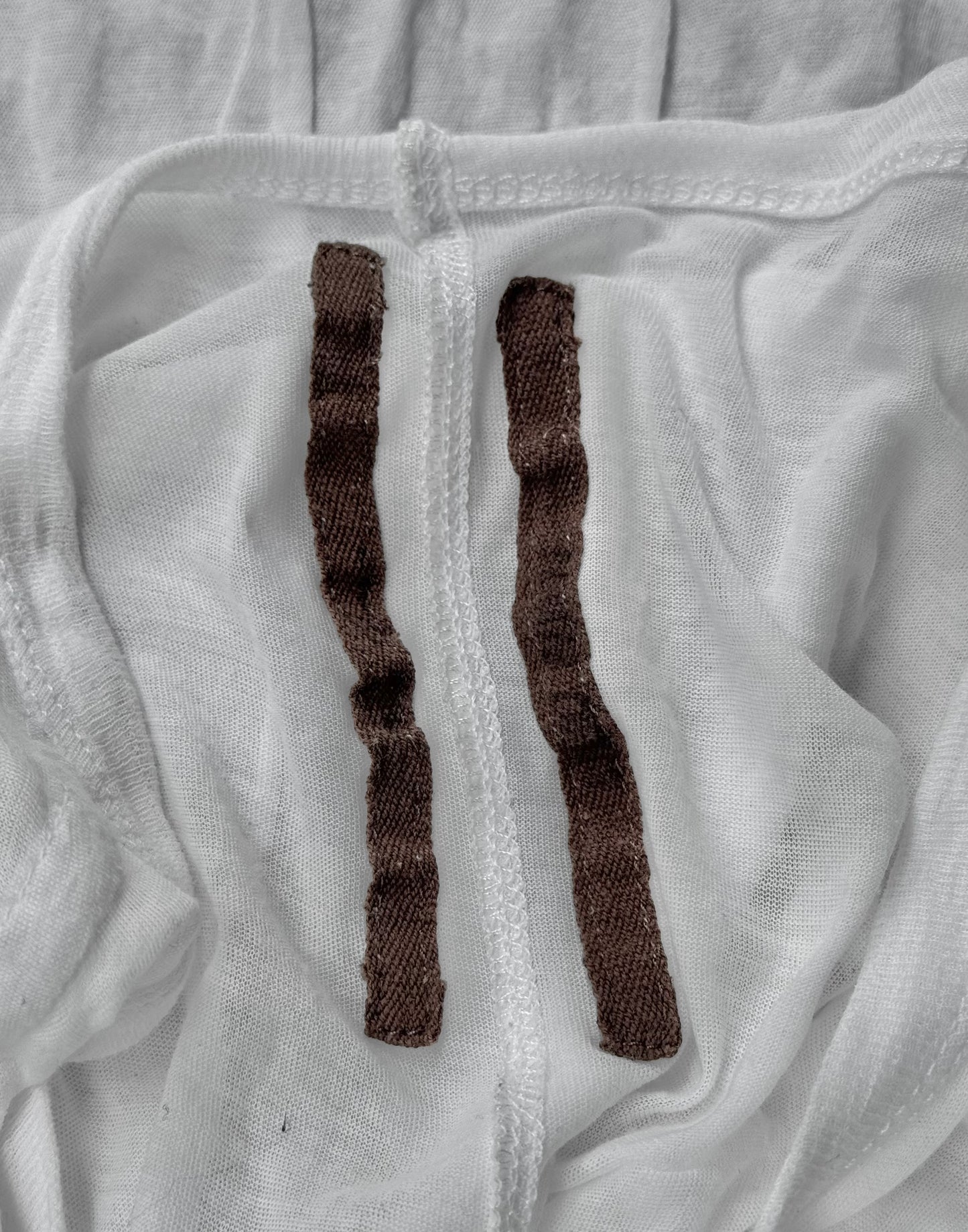 Rick Owens AW08 “STAG” White Unstable Cotton T-shirt