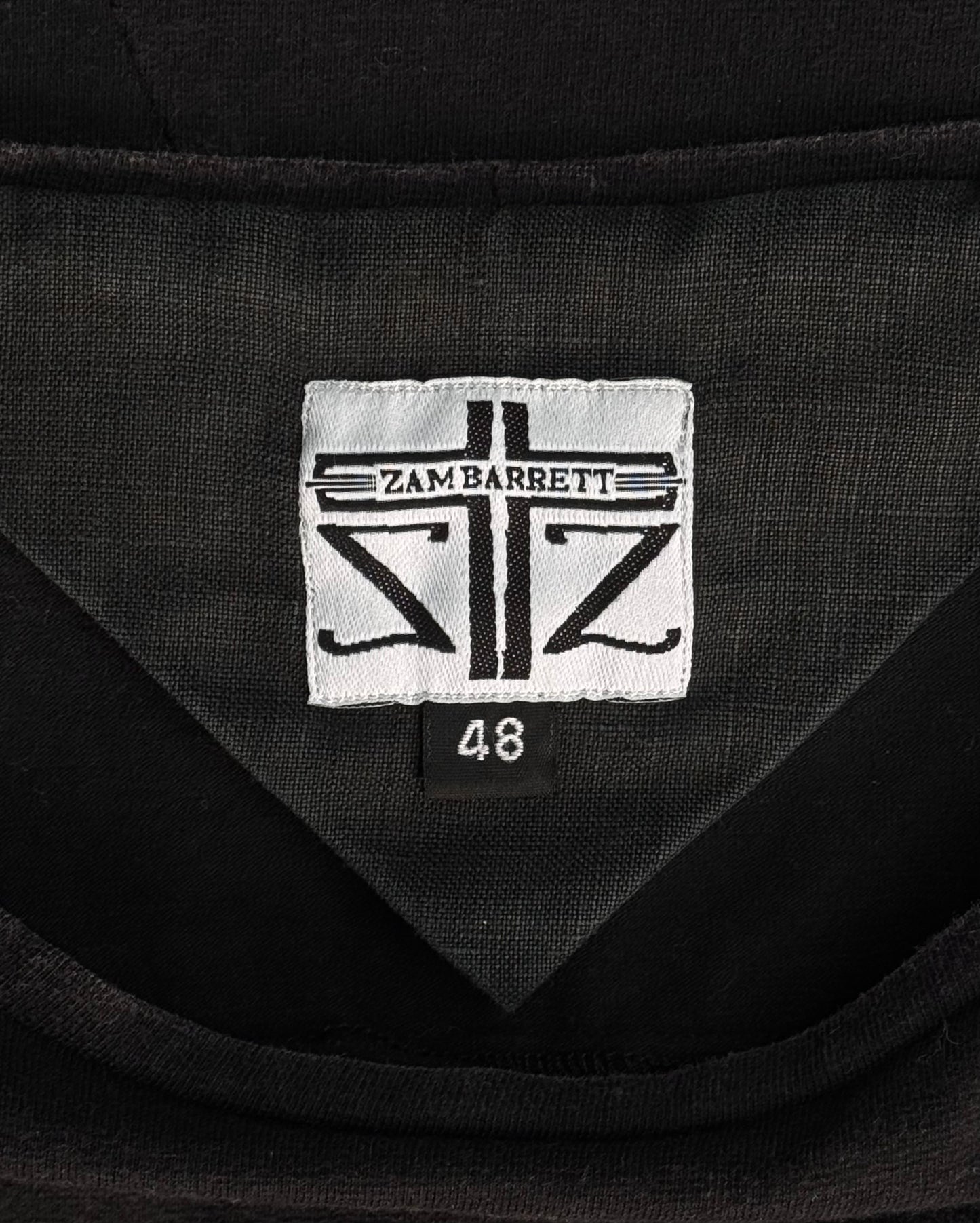 ZAM BARRETT Raw Cut Asymmetrical T shirt