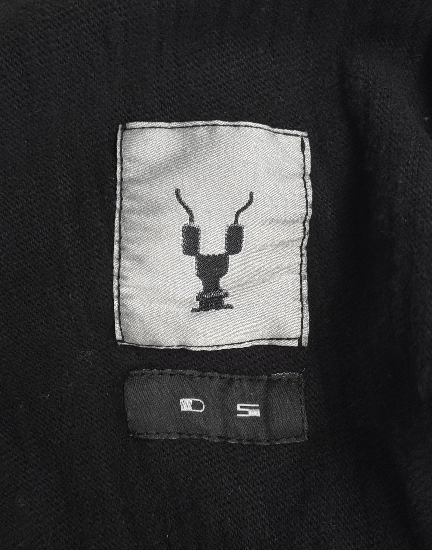 Rick Owens DRKSHDW AW17 “GLITTER” Deformed Seahorse Drawstring Hoodie
