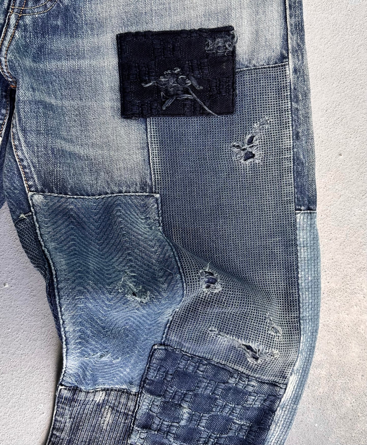 FDMTL Japan Multi-patchwork Bootcut Denim