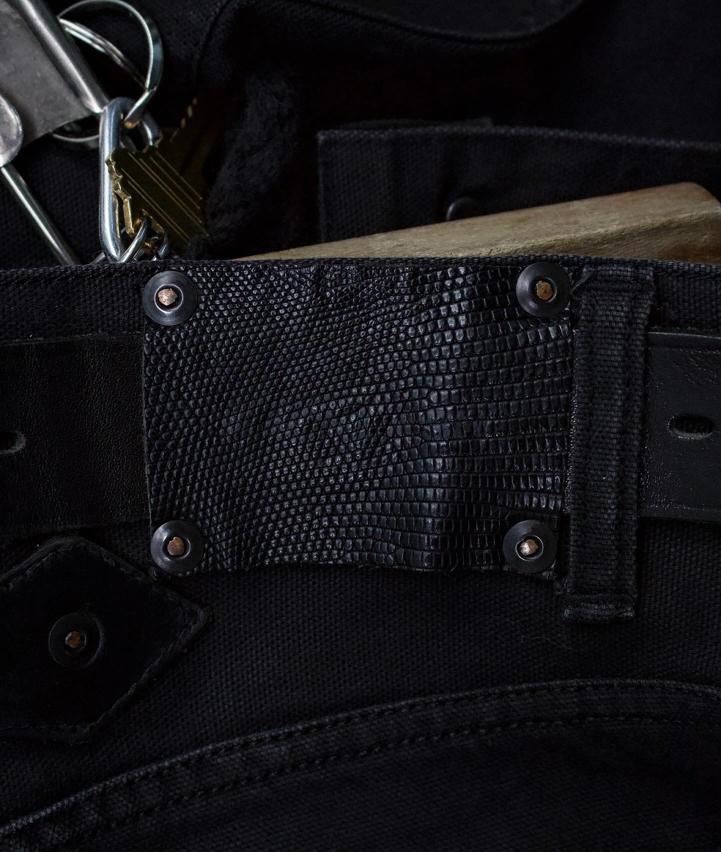 Isamu Katayama “BACKLASH” AW12 Lizzard Patch Bootcut Denim