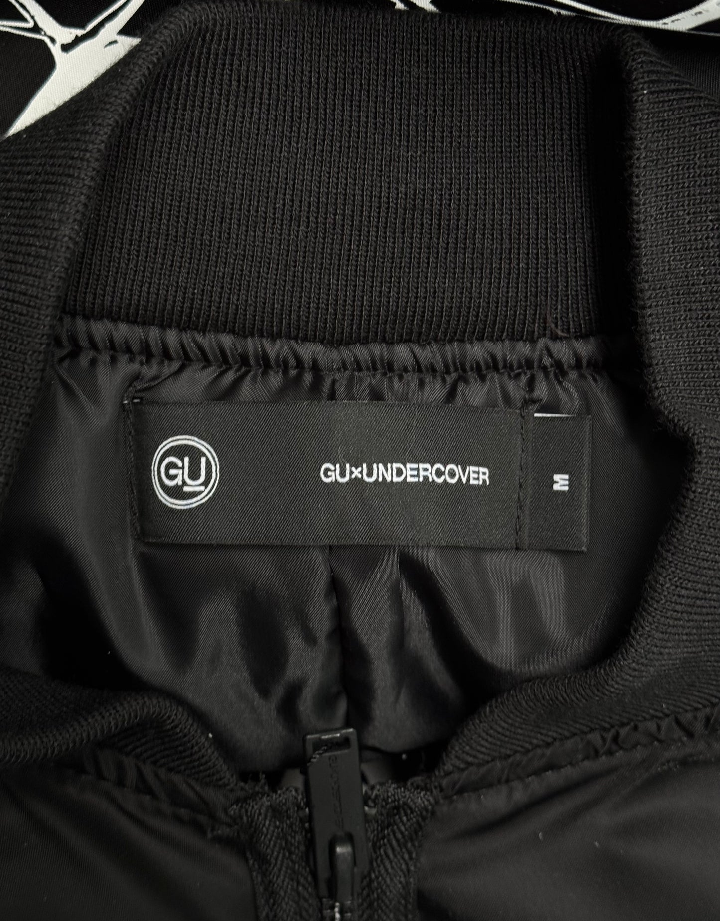 GU x UNDERCOVER AW21 ‘Freedom Noise’ MA-1 Graphic Bomber