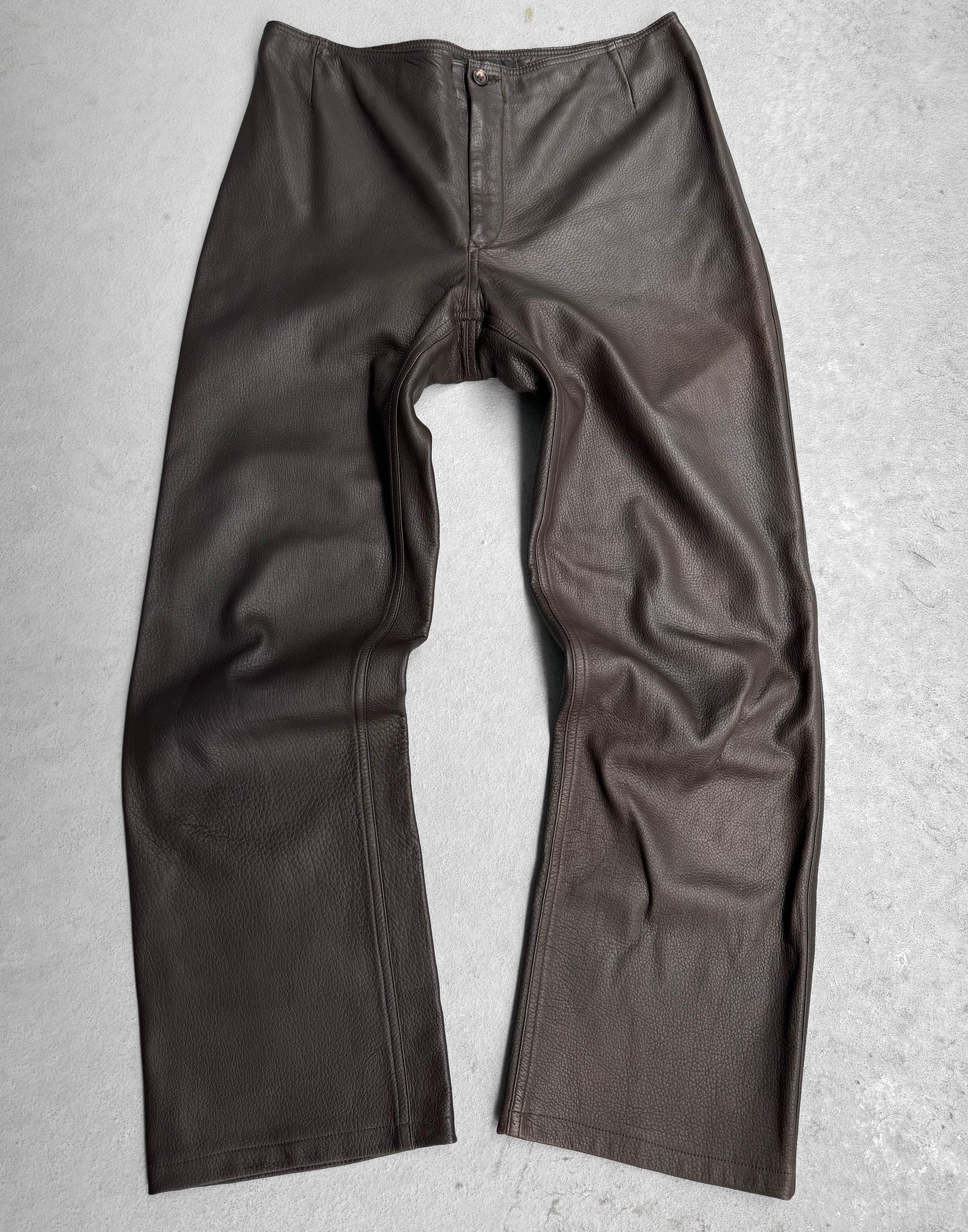 Y’s by Yohji Yamamoto SS09 Deerskin Leather Bootcut Pants