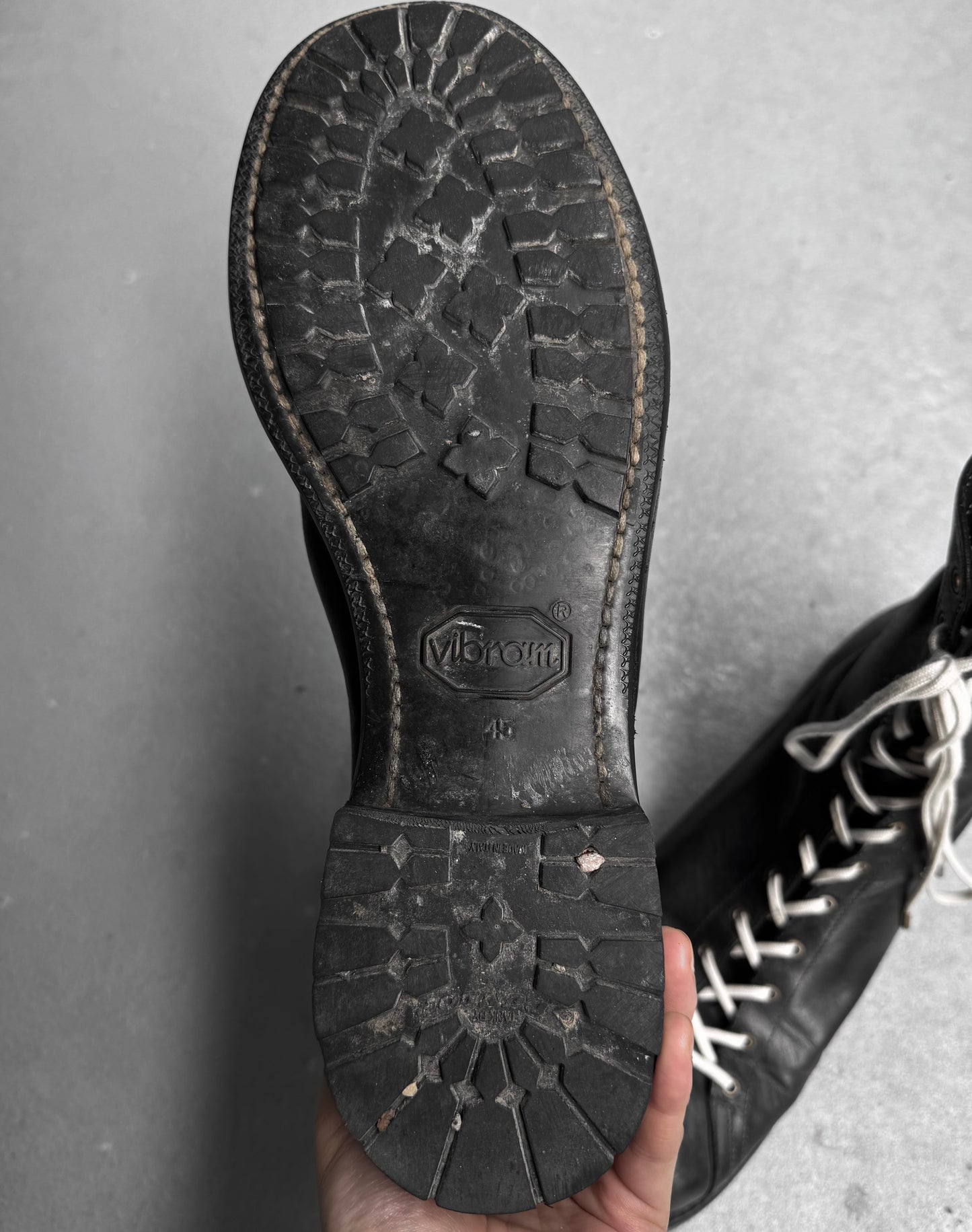 GUIDI 2011-2012 ‘5305’ Cordovan Leather Lace-up Monkey Boots