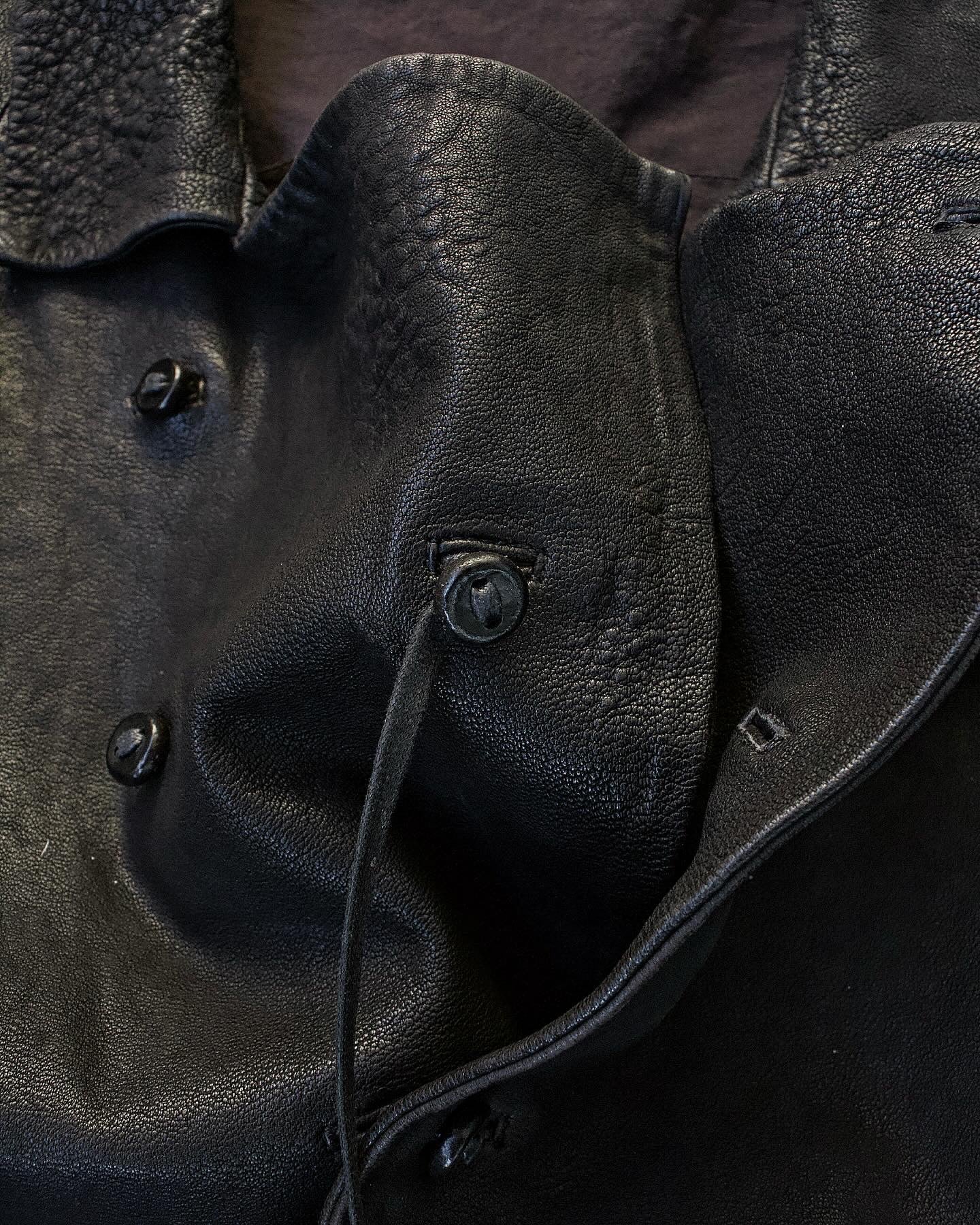 Boris Bidjan Saberi AW09-10 ‘JP2’ Waxed Perforated Lamb Leather Jacket