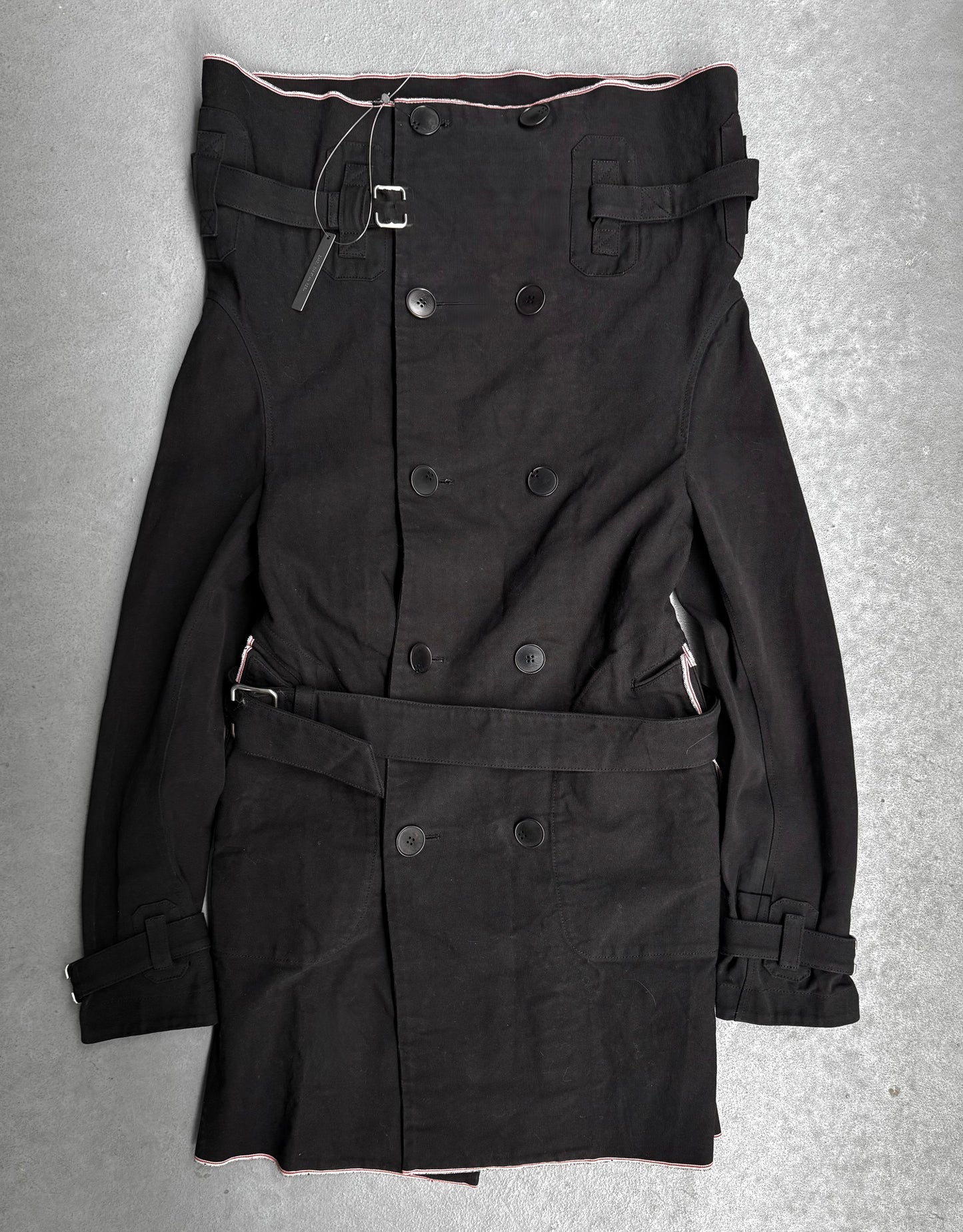 Carol Christian Poell 2010 'VM/2562SED PEDGE-PTA/10' SELF-EDGE Metre Double Breasted Coat