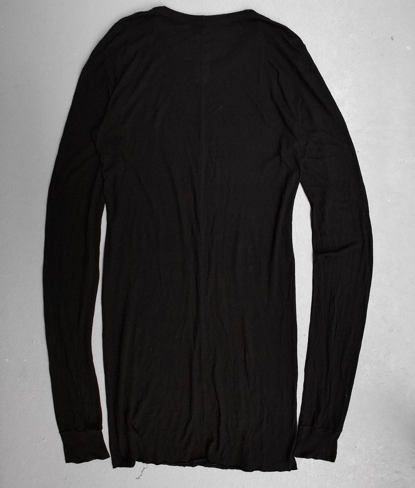 Rick Owens AW13 “PLINTH” Silk Long-Sleeve