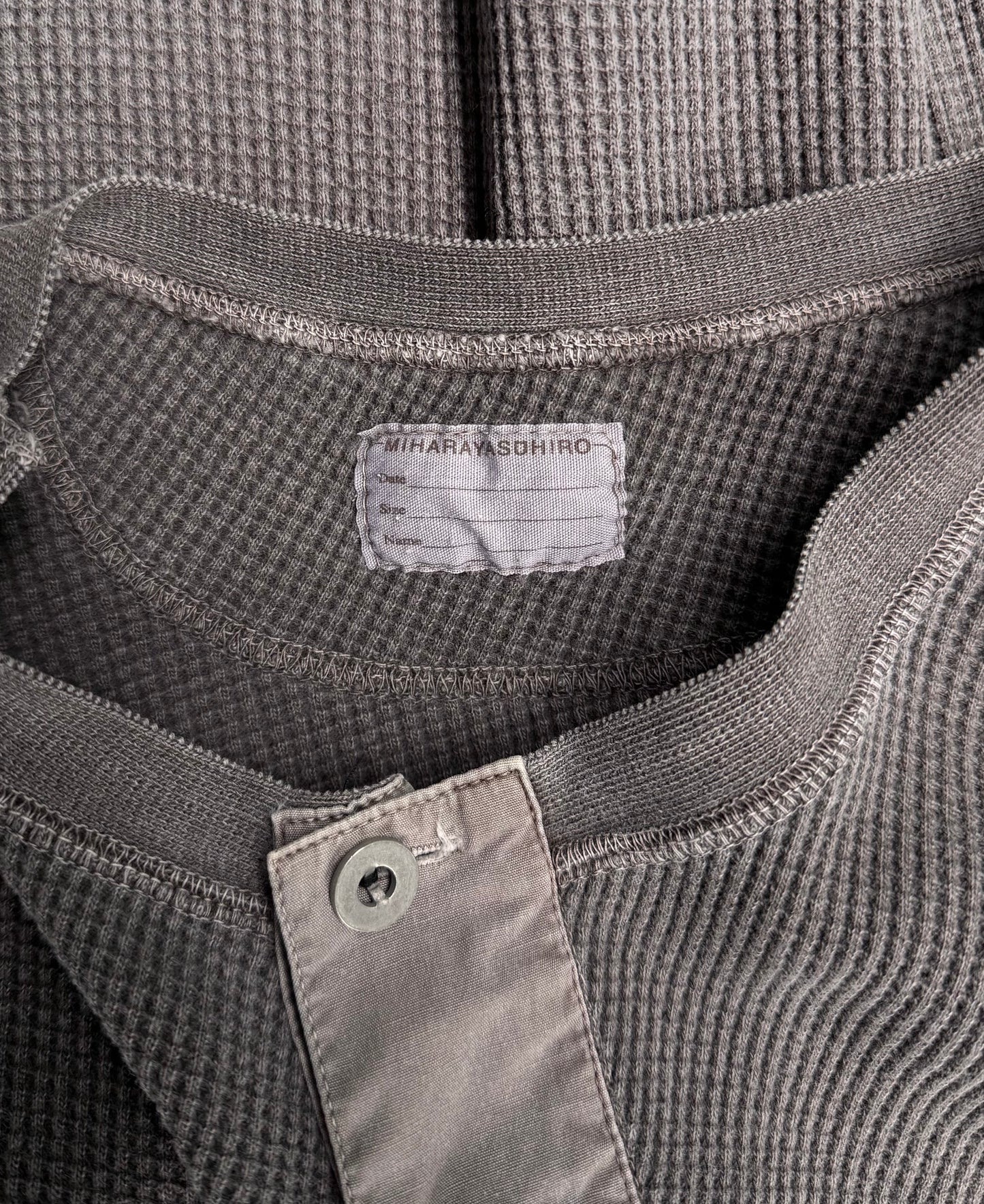 MiharaYasuhiro Early 00s Asymmetrical Thermal Long-Sleeve