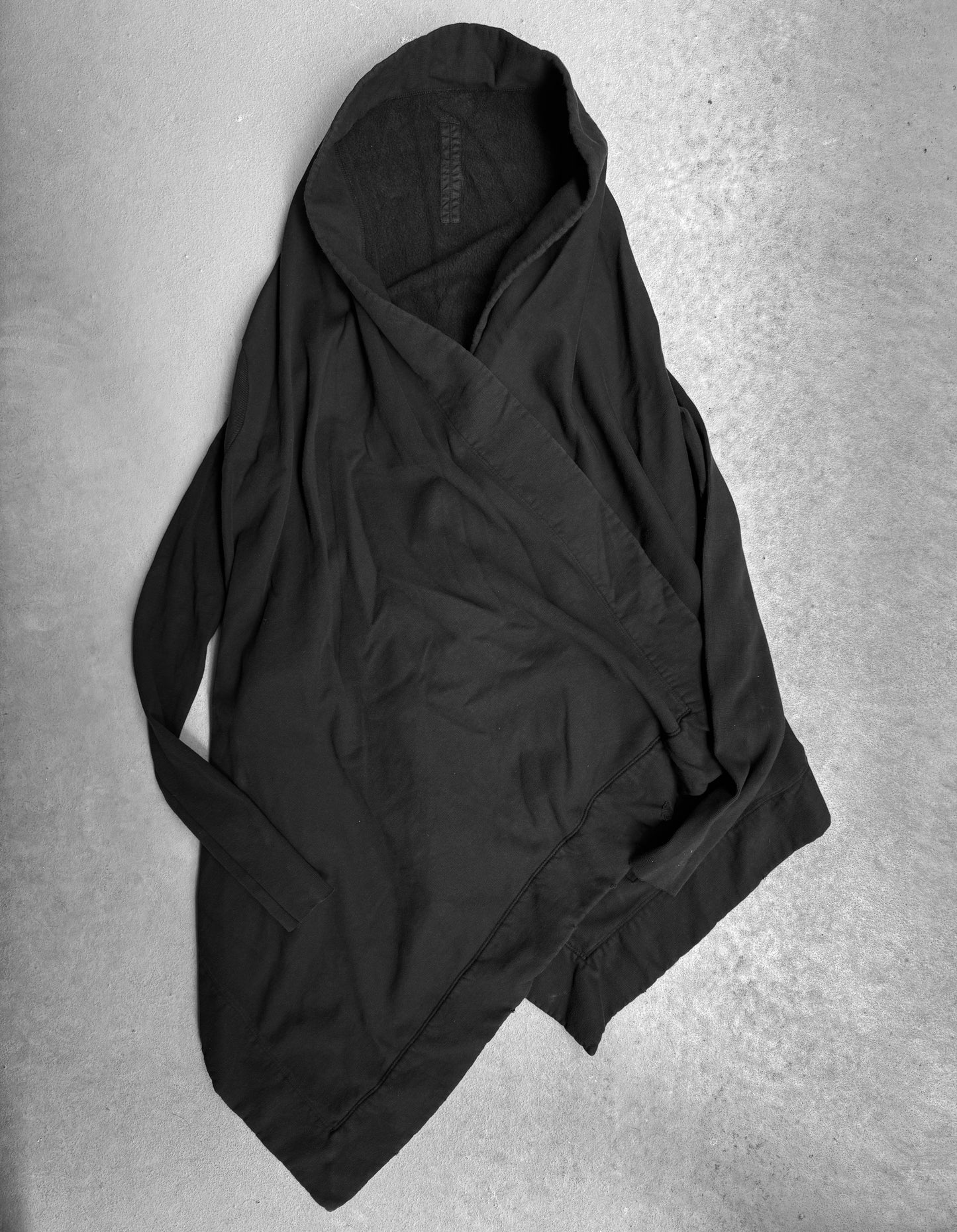 Rick Owens DRKSHDW AW12 “MOUNTAIN” Black Drape Cardigan