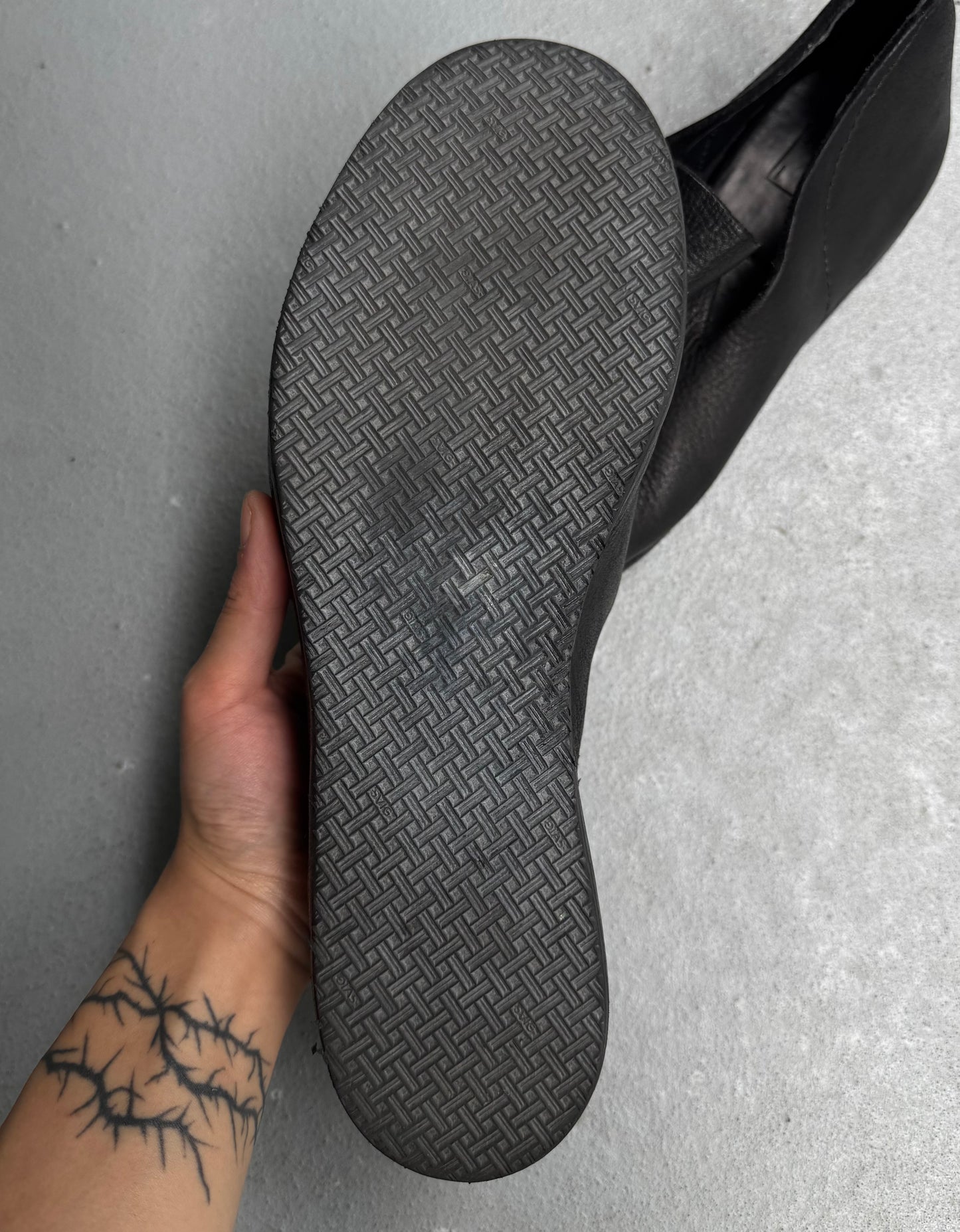 GUIDI ‘100’ Full-grain Calfskin Leather Slip On Loafers