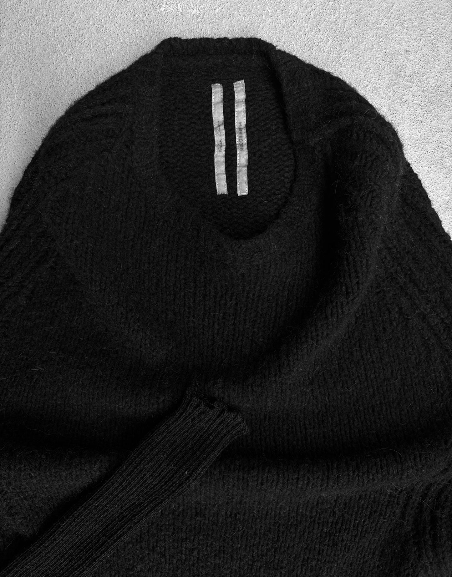 Rick Owens AW14 “MOODY” Hunchback Cashmere Knitted Sweater