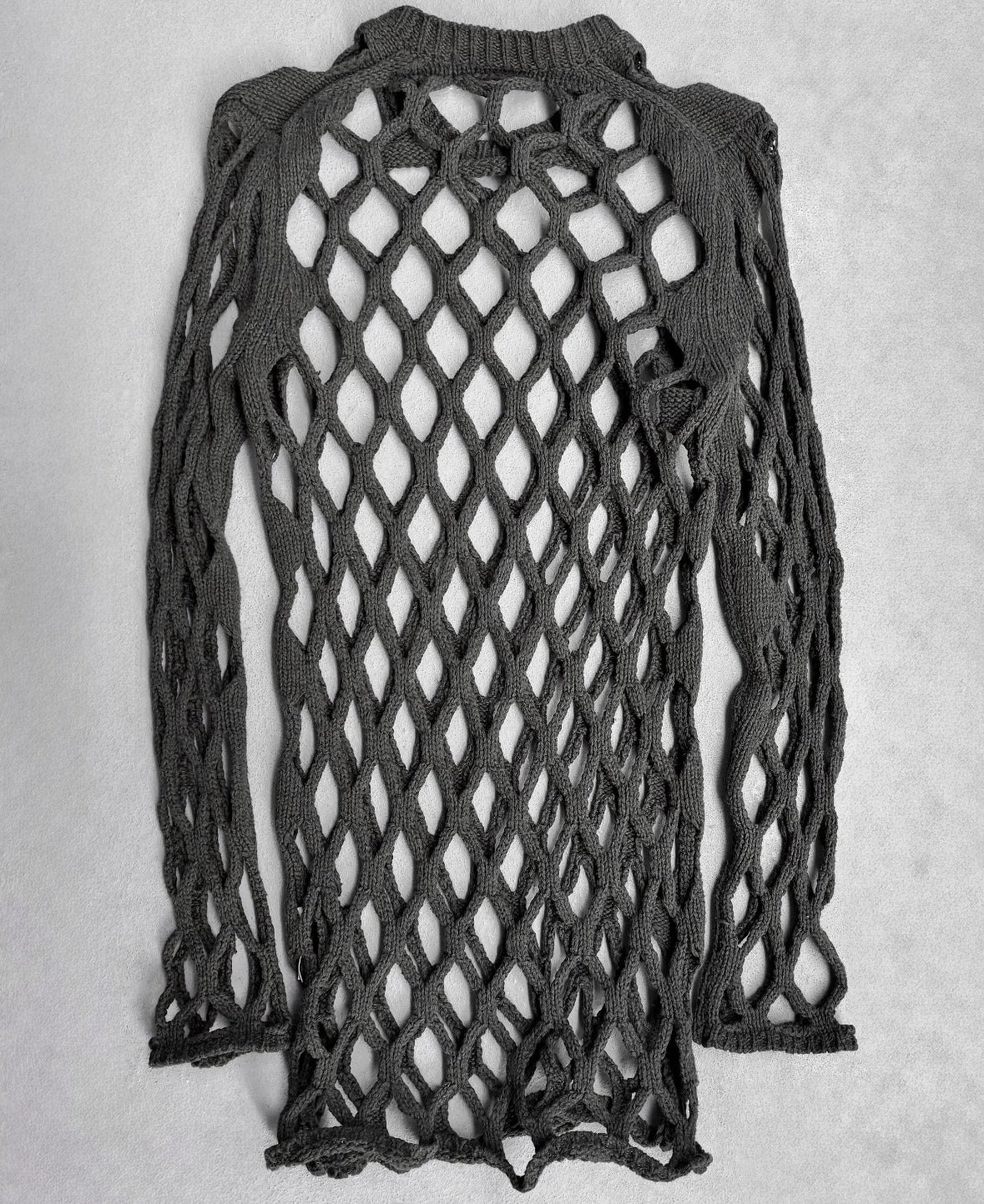 COMME des GARÇONS HOMME PLUS AW22 Net Wool Sweater