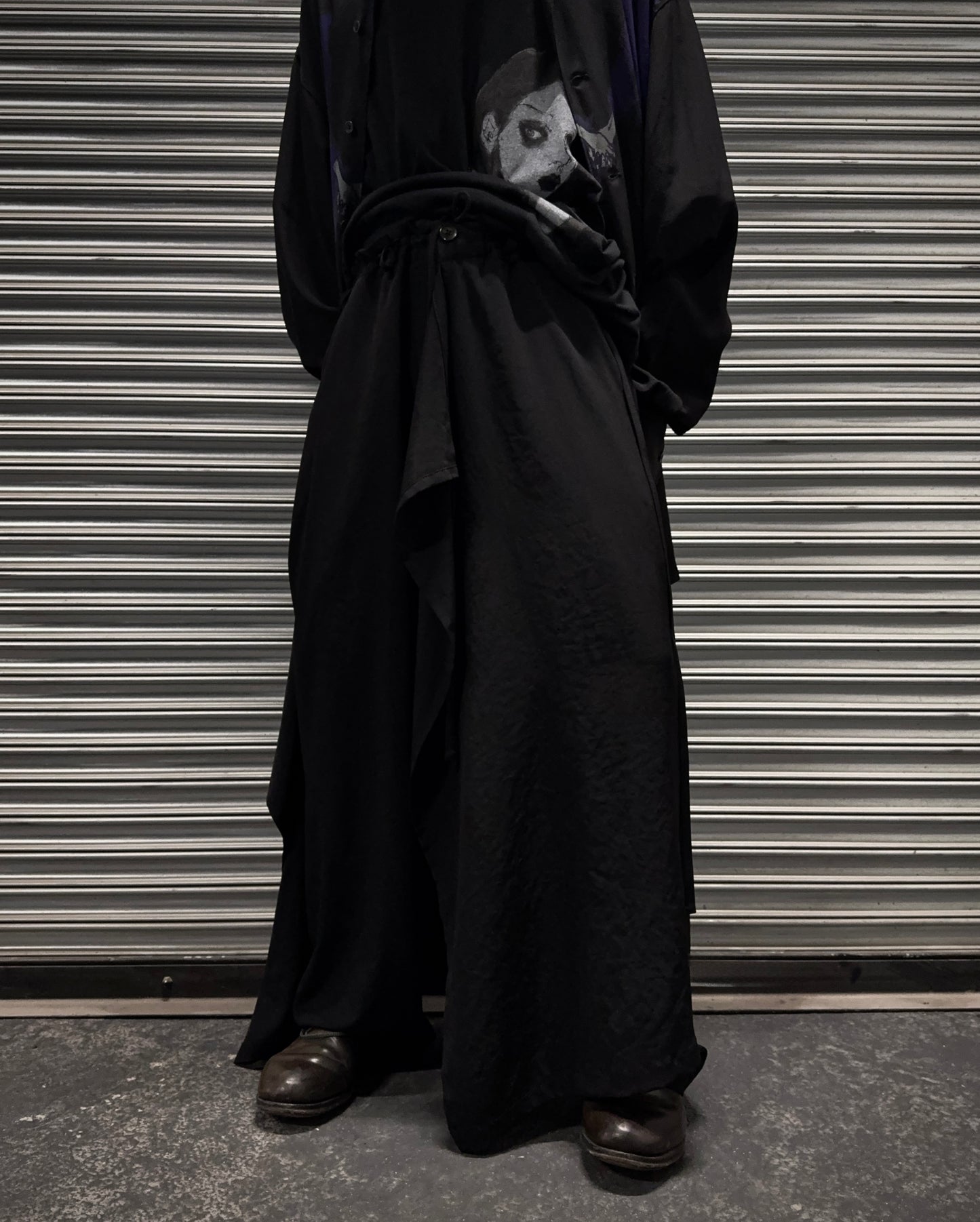 Ground Y by Yohji Yamamoto SS20 Multi-layered Skirt 3-way Hakama Wide Leg Pants