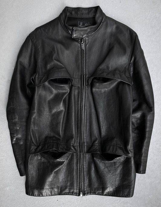 Lad Musician AW98 Multi-pockets Cow Leather Jacket