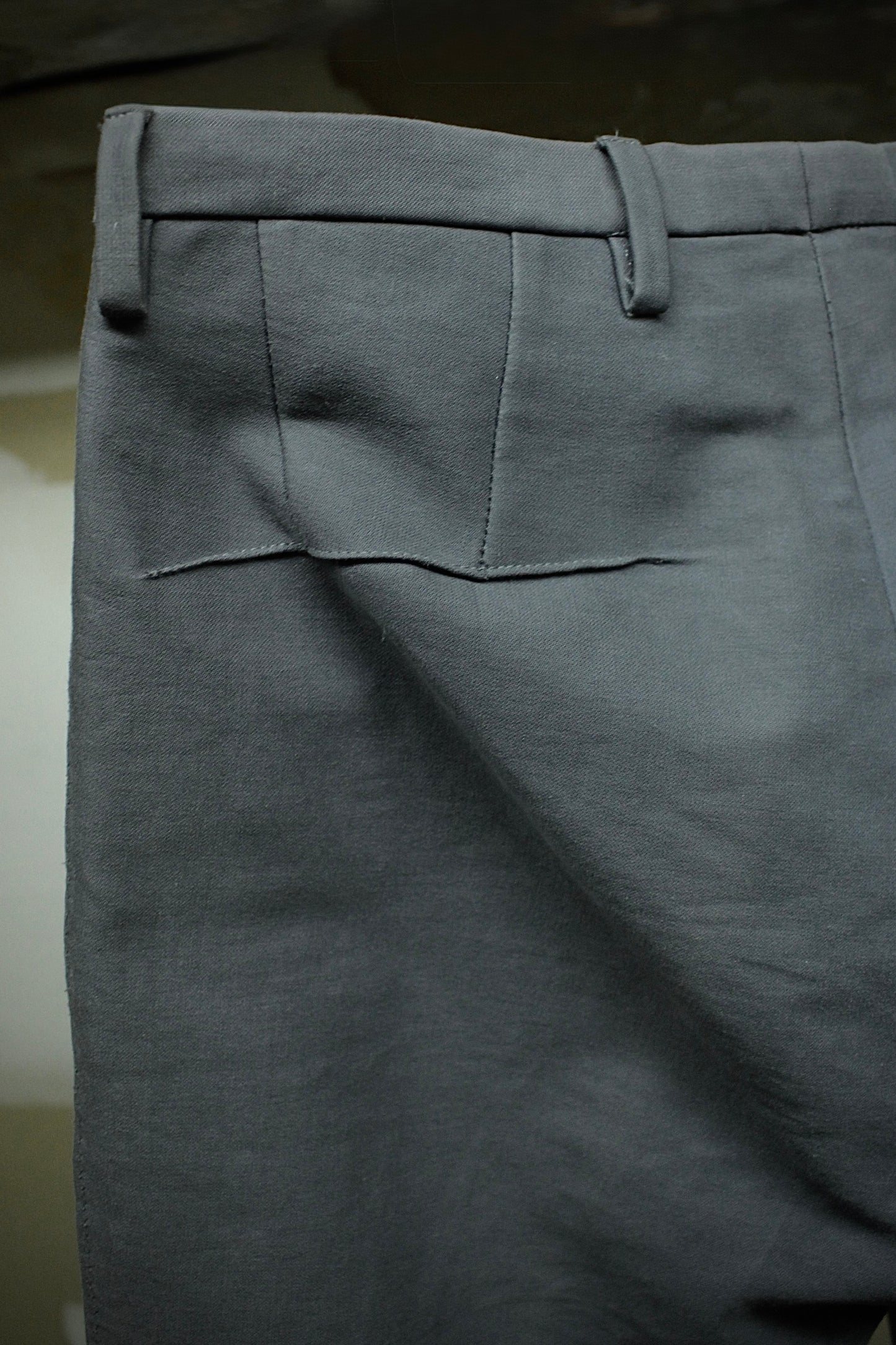 Carol Christian Poell AW01-02 “Public Freedom” ‘PM/1278 COTON’ Low Rise Breadstick Pants