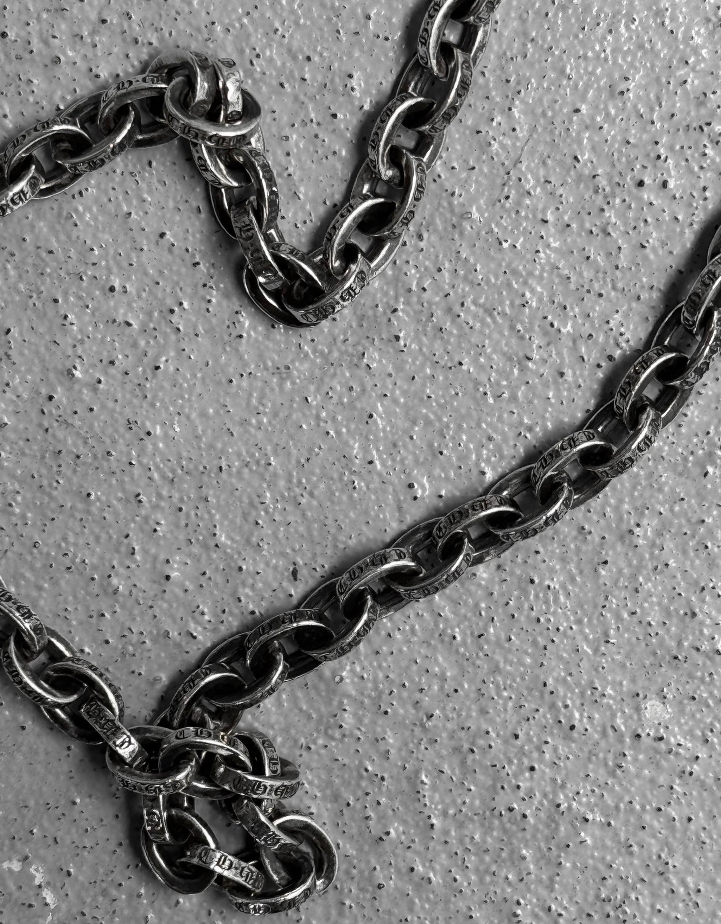 Chrome Hearts 1999 .925 Silver Paper-chain Necklace