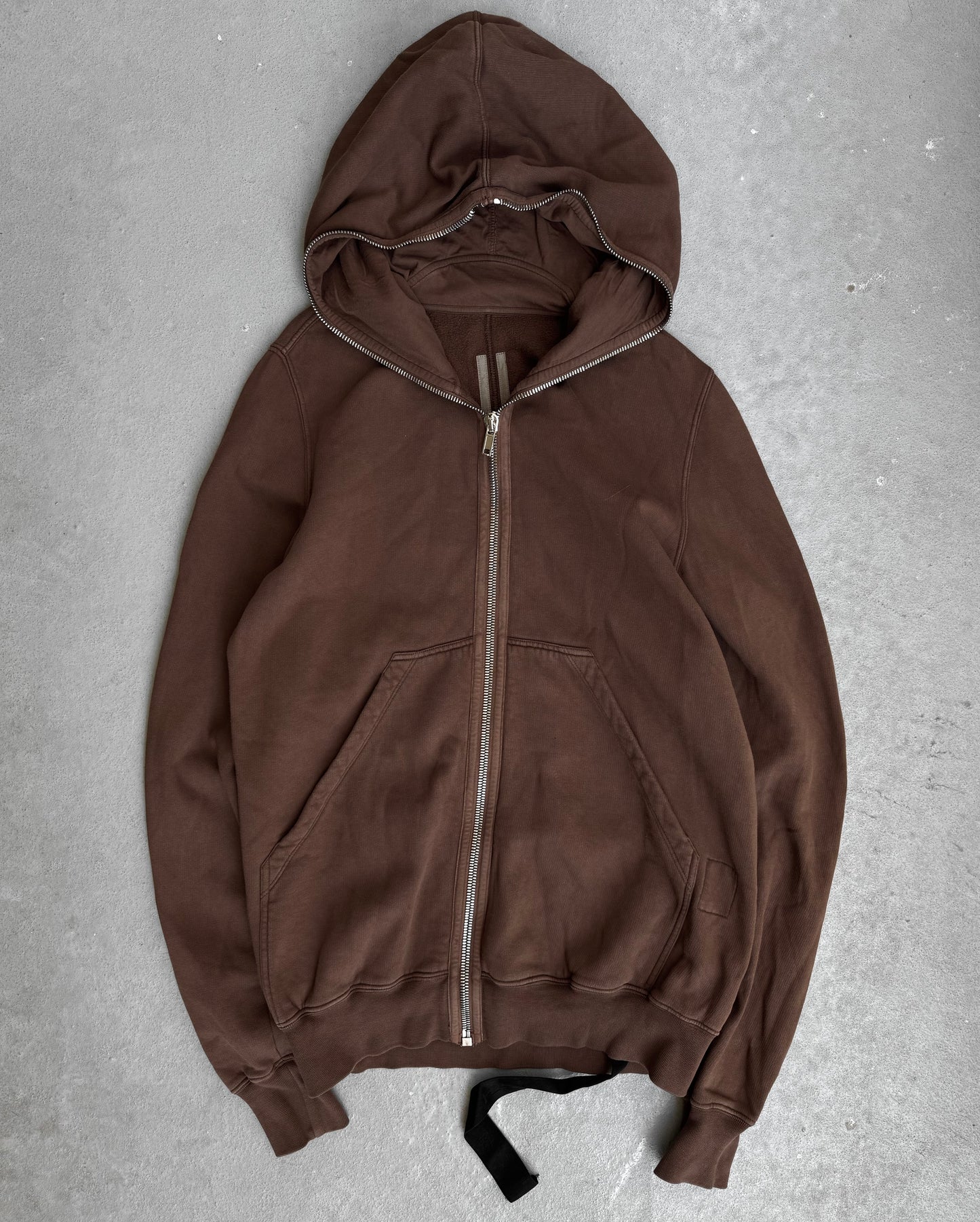 Rick Owens DRKSHDW AW24 "PORTERVILLE" TERRA Gimp Hoodie
