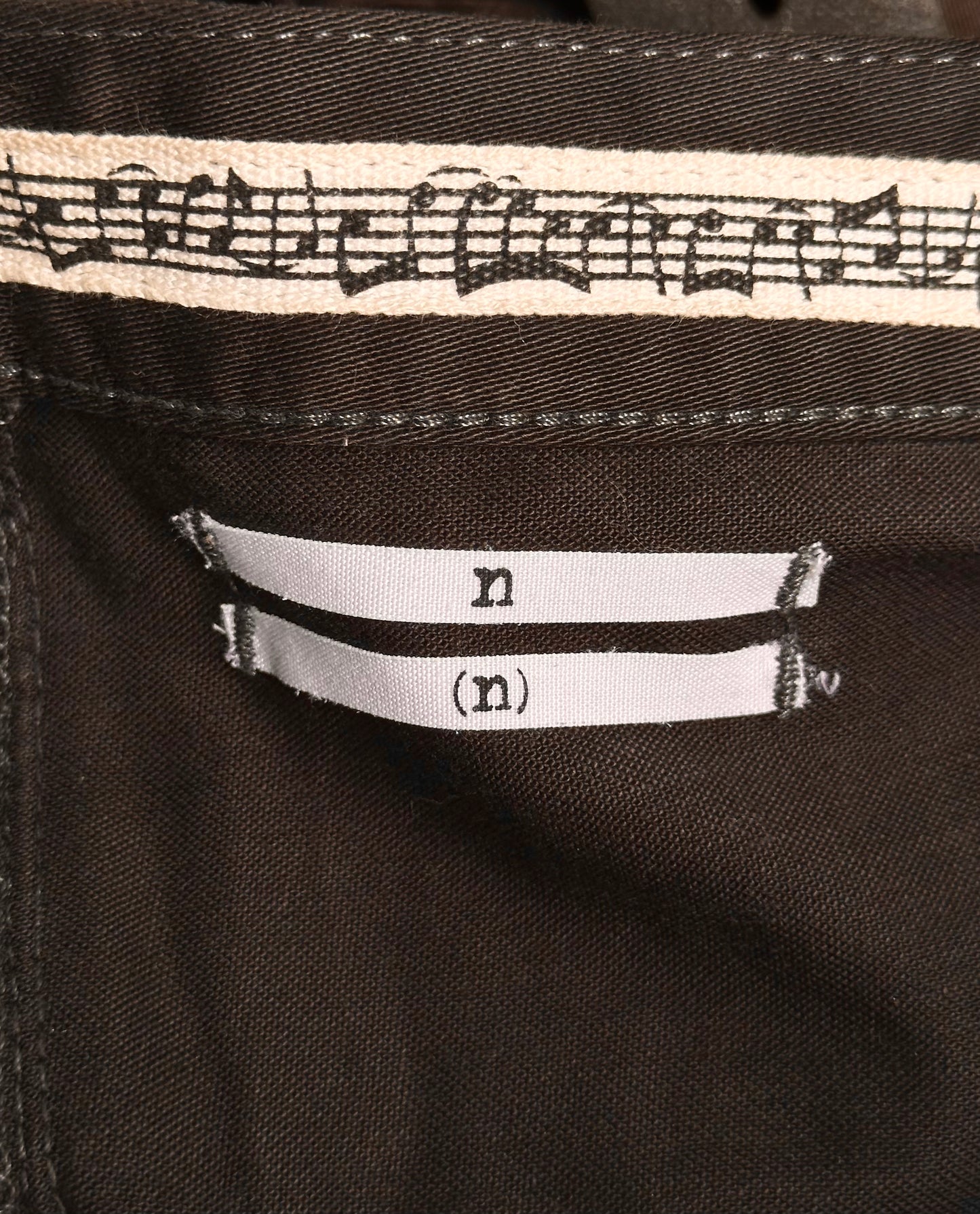 Number (N)ine SS09 Sun Faded Brown Pockets Bootcut Pants