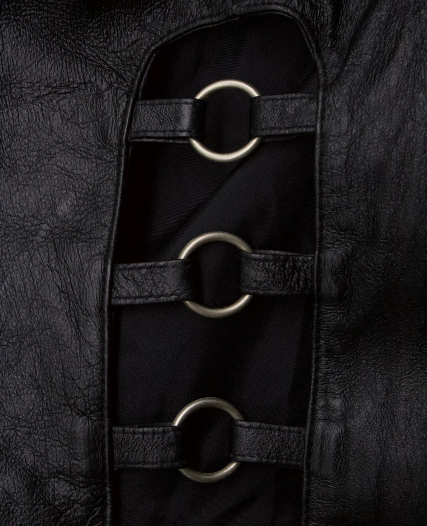 Vintage Y2K Wilsons Leather Maxima Bondage Leather Flare Pants