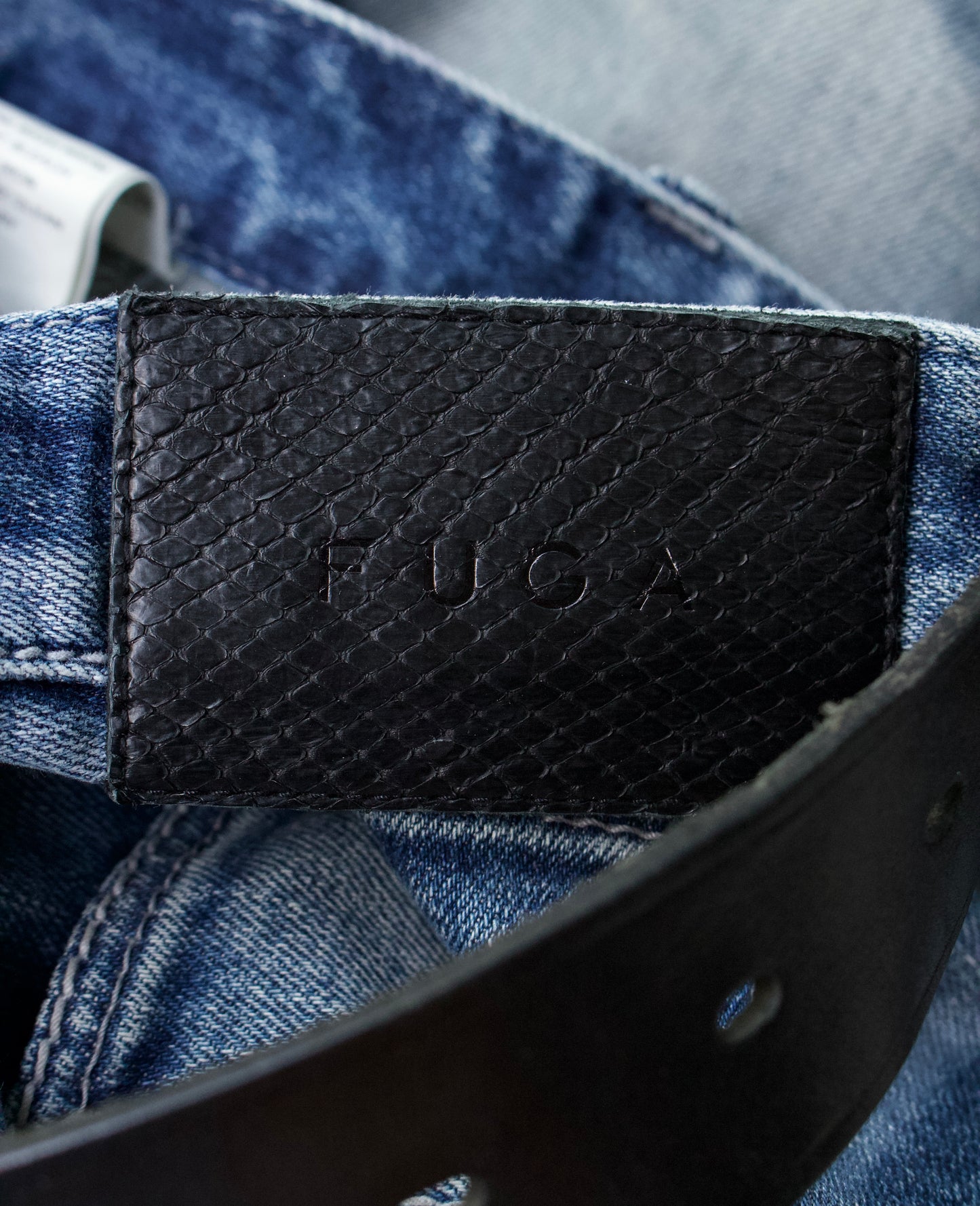 GOSTAR DE FUGA Ealry 00s Marble Claws Slim-fit Denim