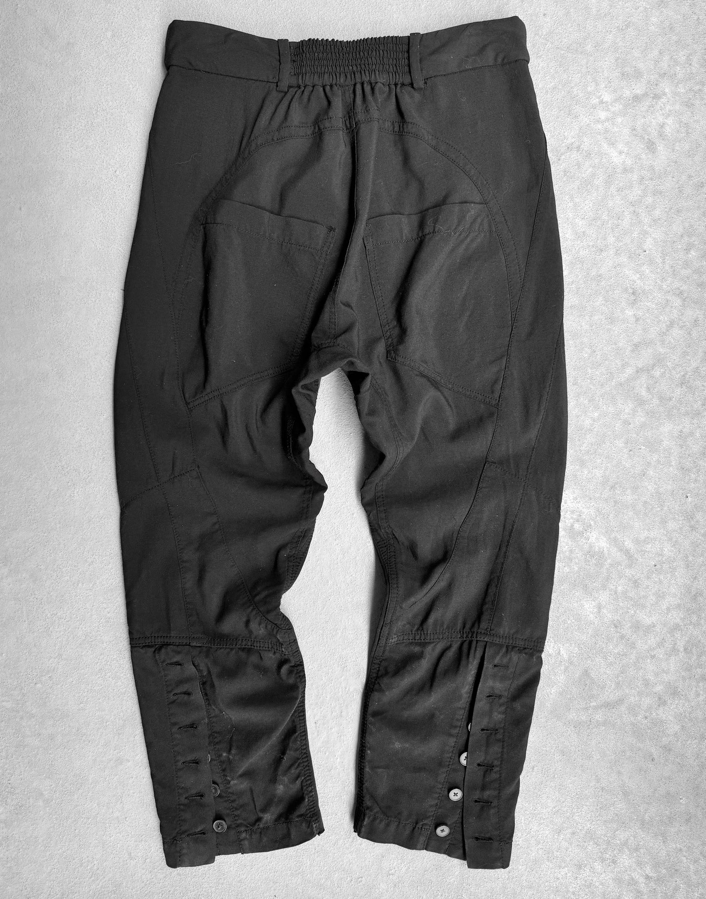 Haider Ackermann SS22 Hybrid Silk Cropped Pants