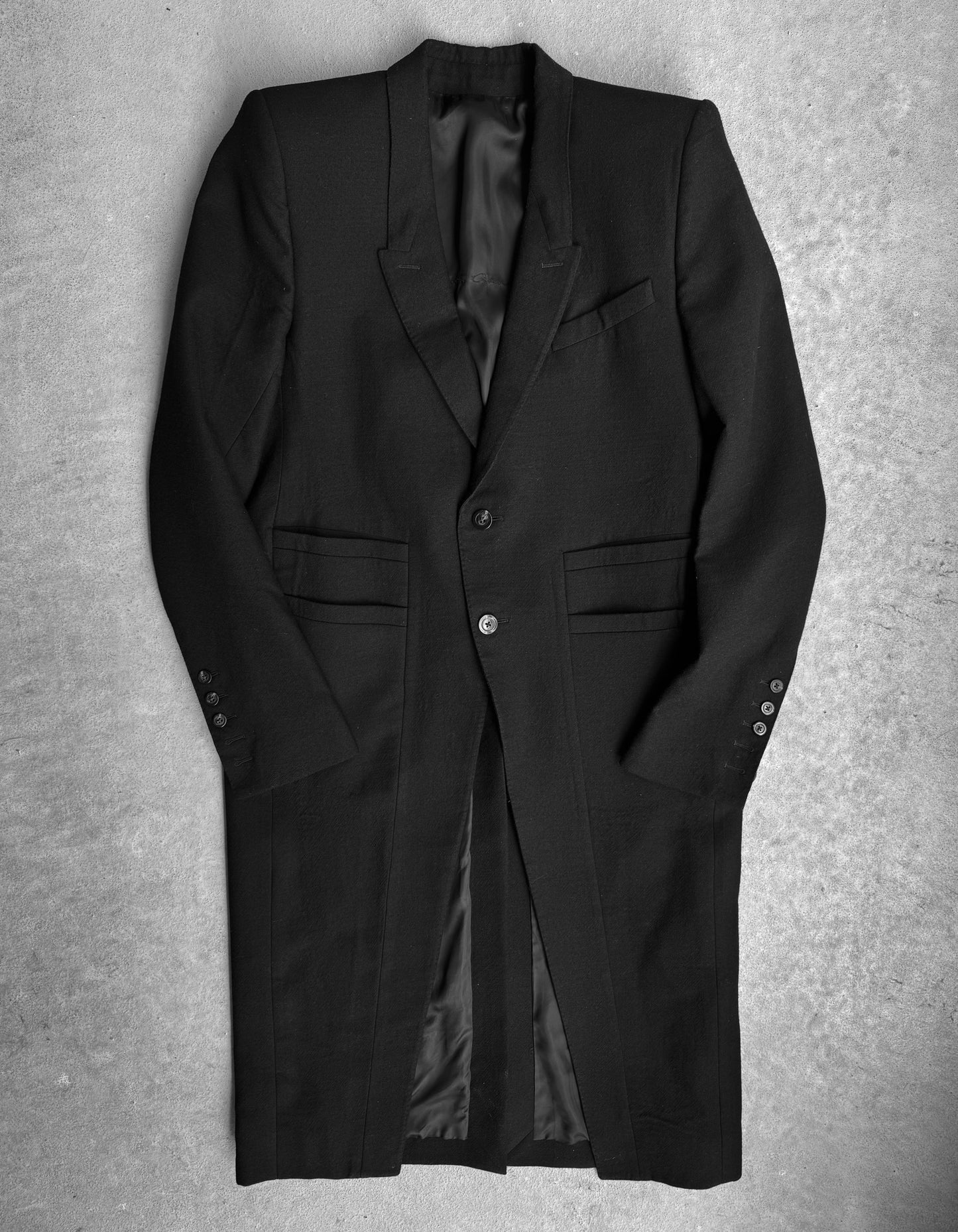 Rick Owens AW22 “STROBE” Light Wool ‘Neue’ Coat