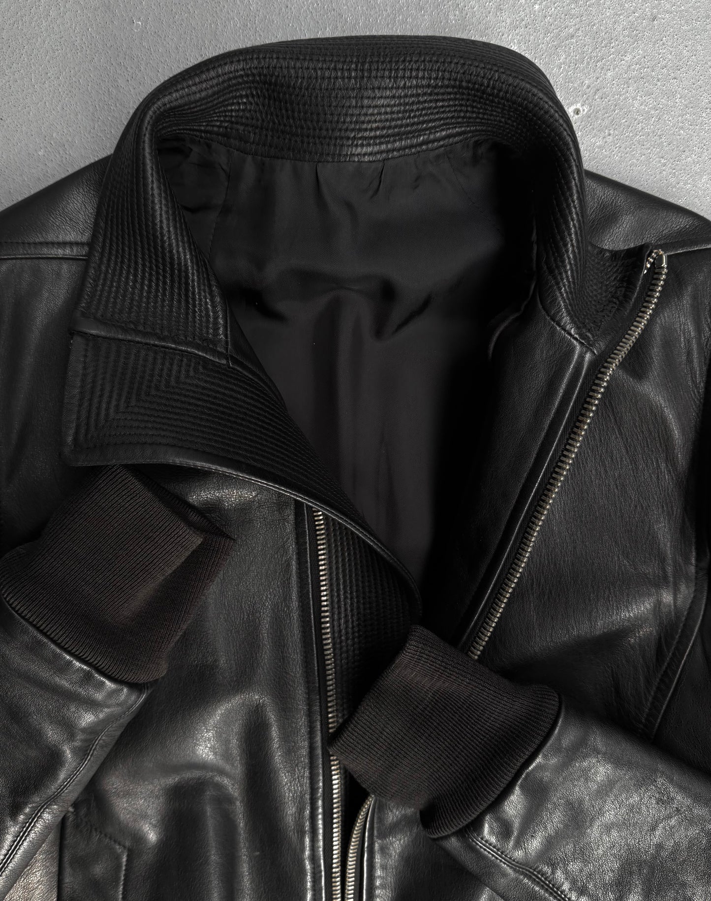 Rick Owens AW11 "LIMO" Sternberg Calfskin Leather Jacket