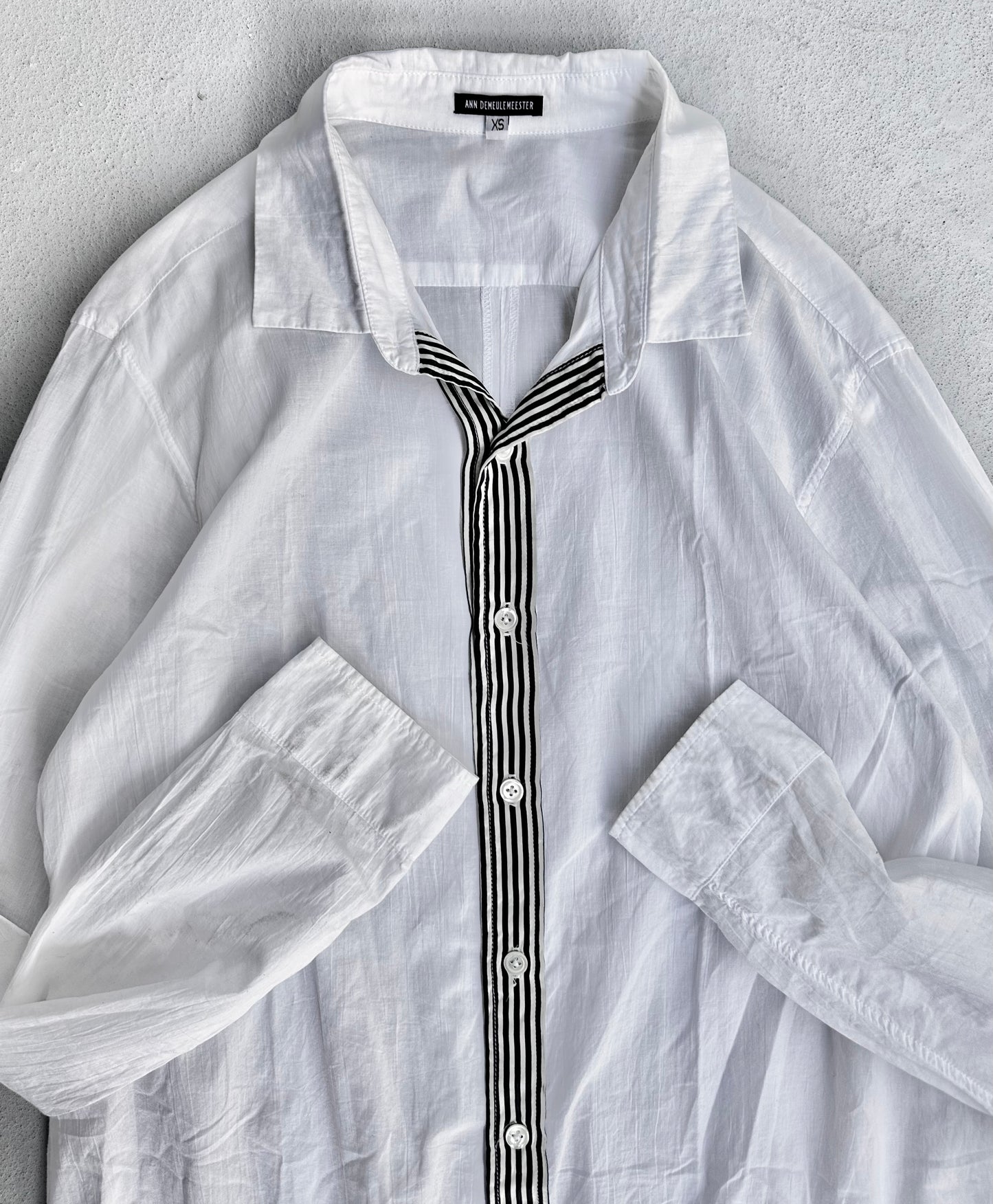 Ann Demeulemeester Early 00s Stripe Shirts