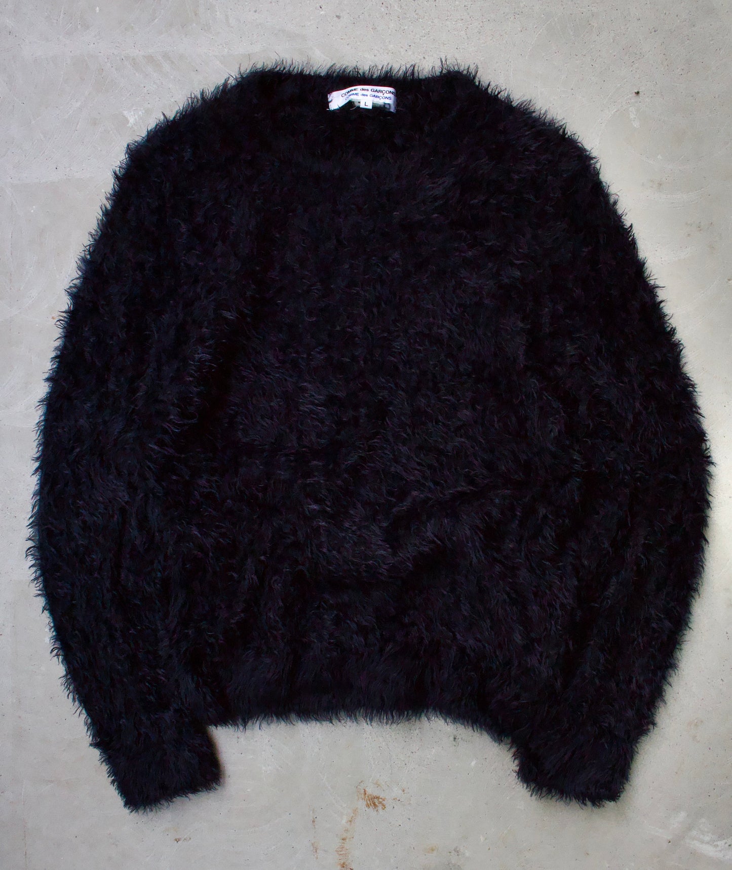 COMME des GARÇONS SS20 Mohair Fuzzy Sweater